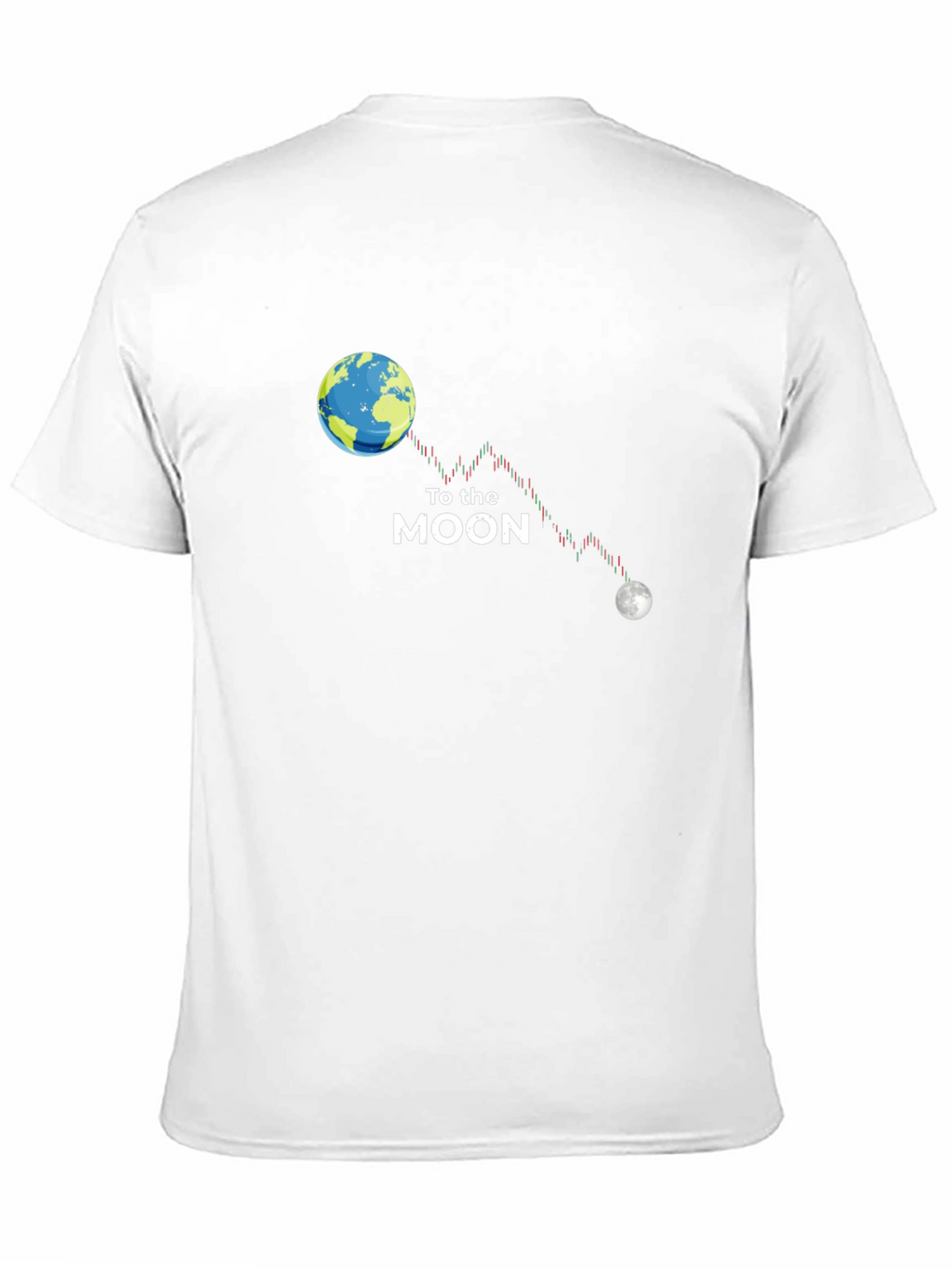 To the Moon Graphic T-Shirt - Crypto Design