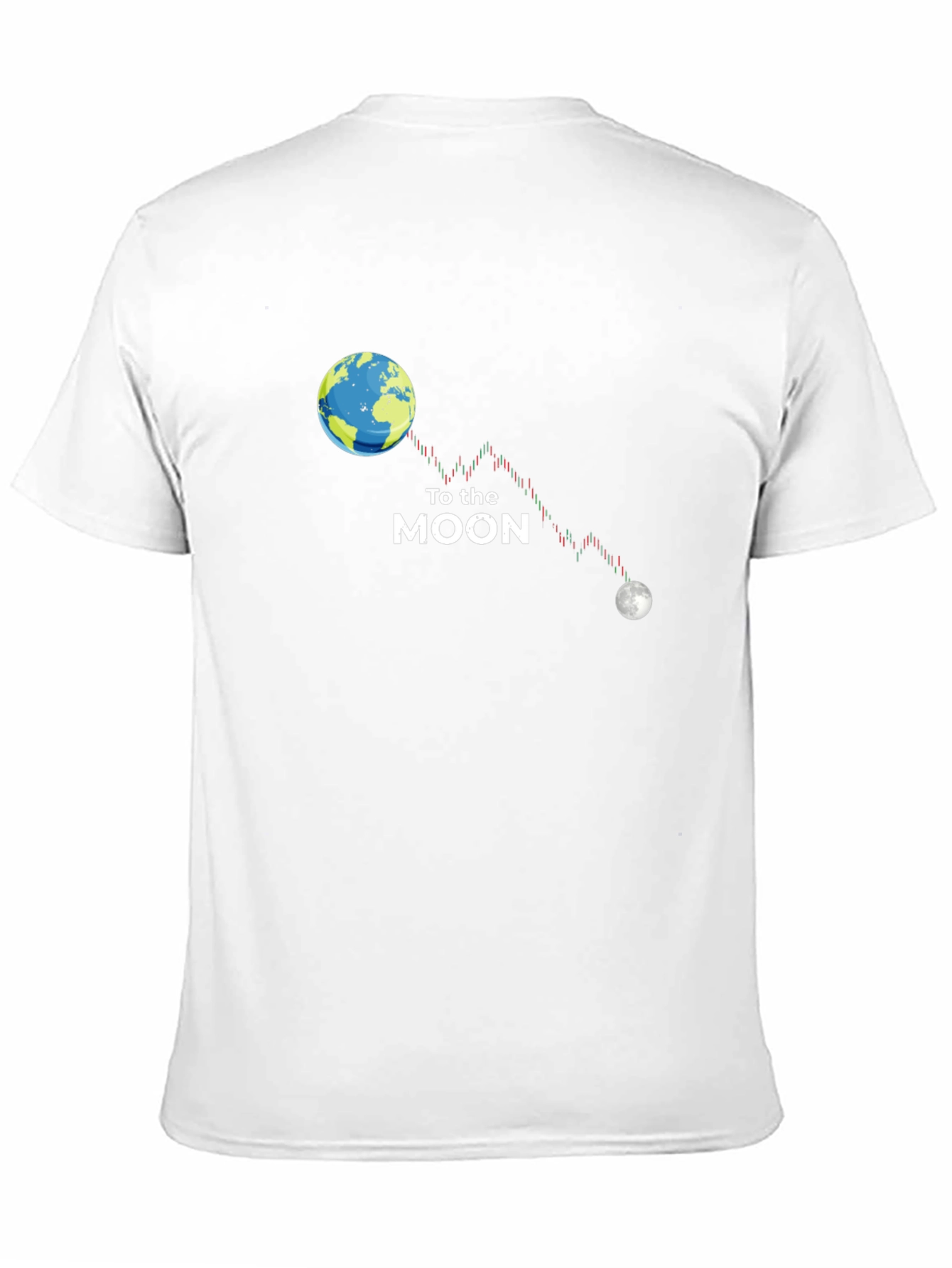To the Moon Graphic T-Shirt - Crypto Design