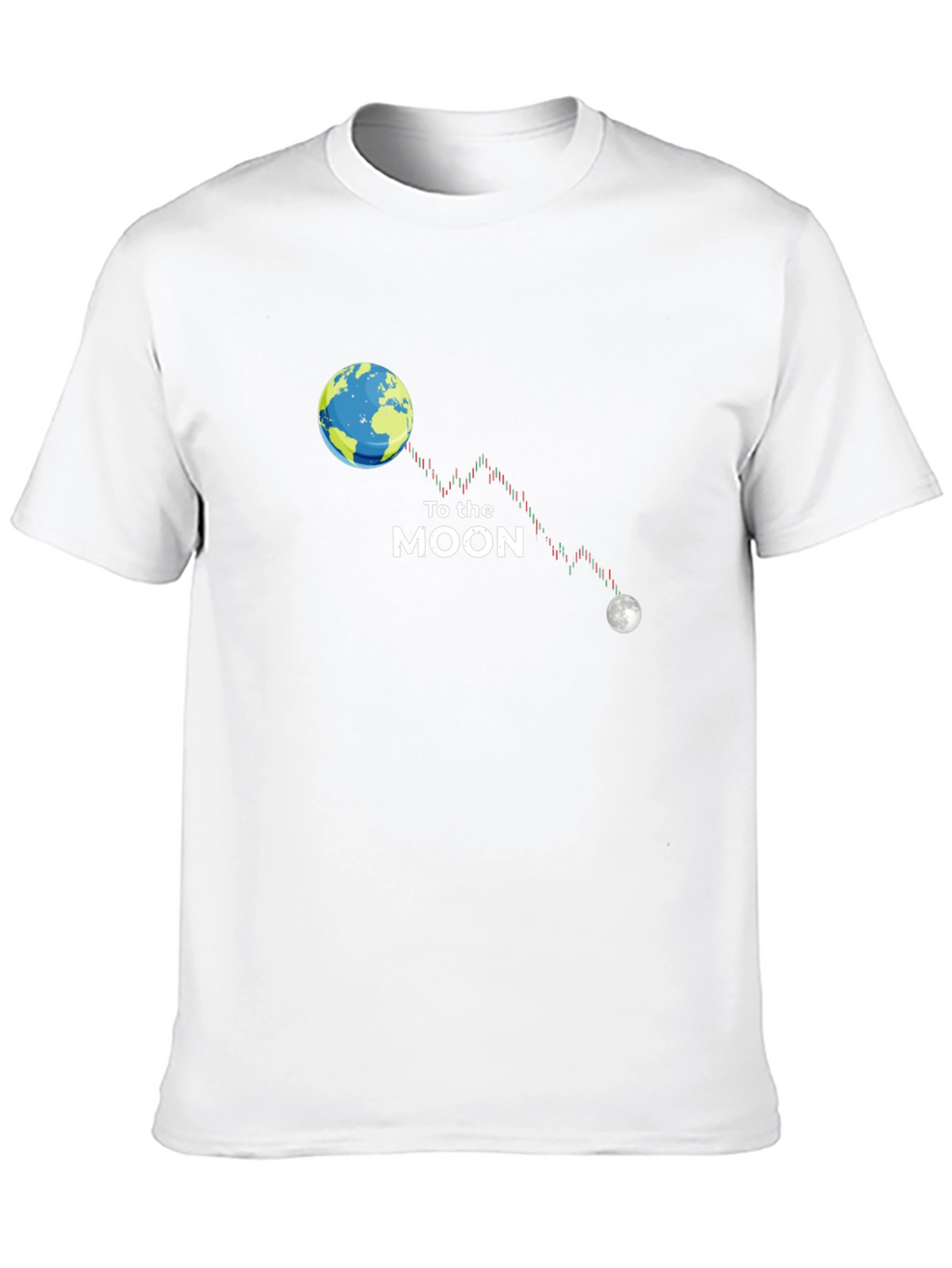 To the Moon Graphic T-Shirt - Crypto Design