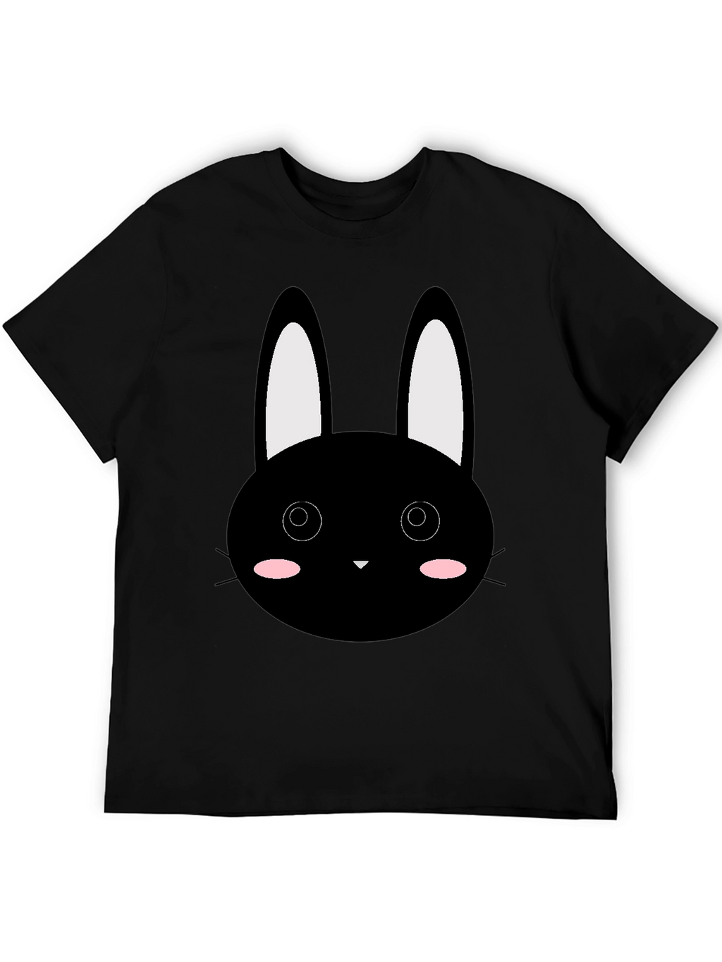 Black Bunny Graphic T-Shirt