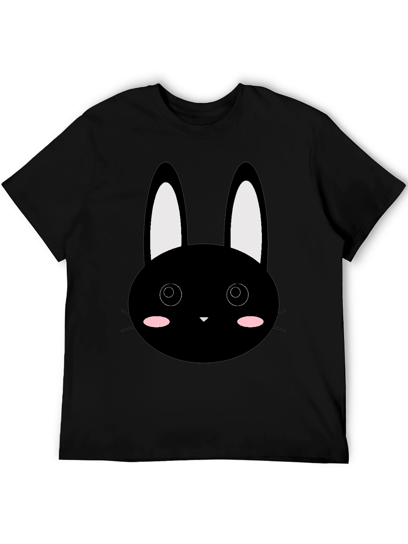 Black Bunny Graphic T-Shirt