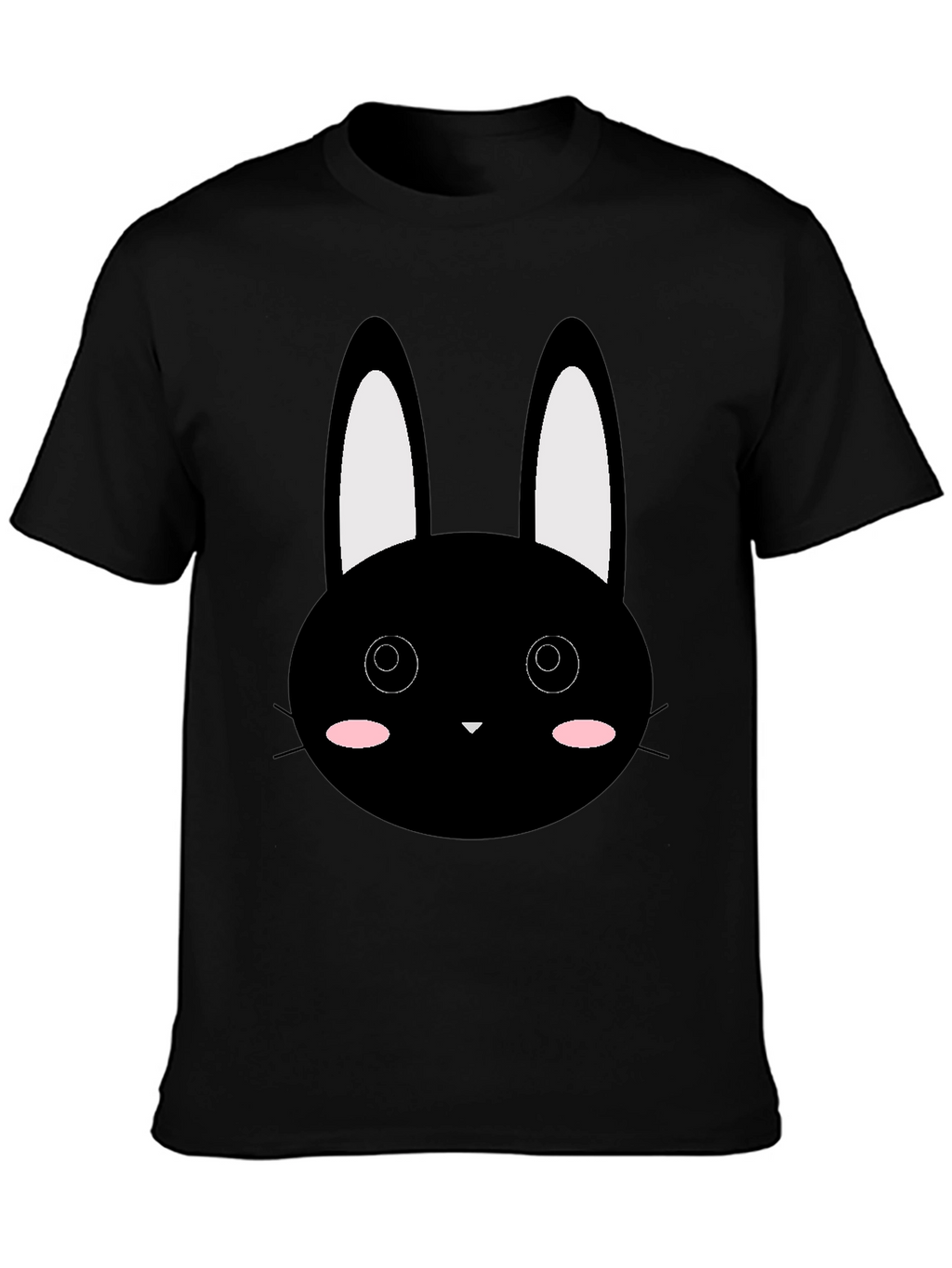 Black Bunny Graphic T-Shirt