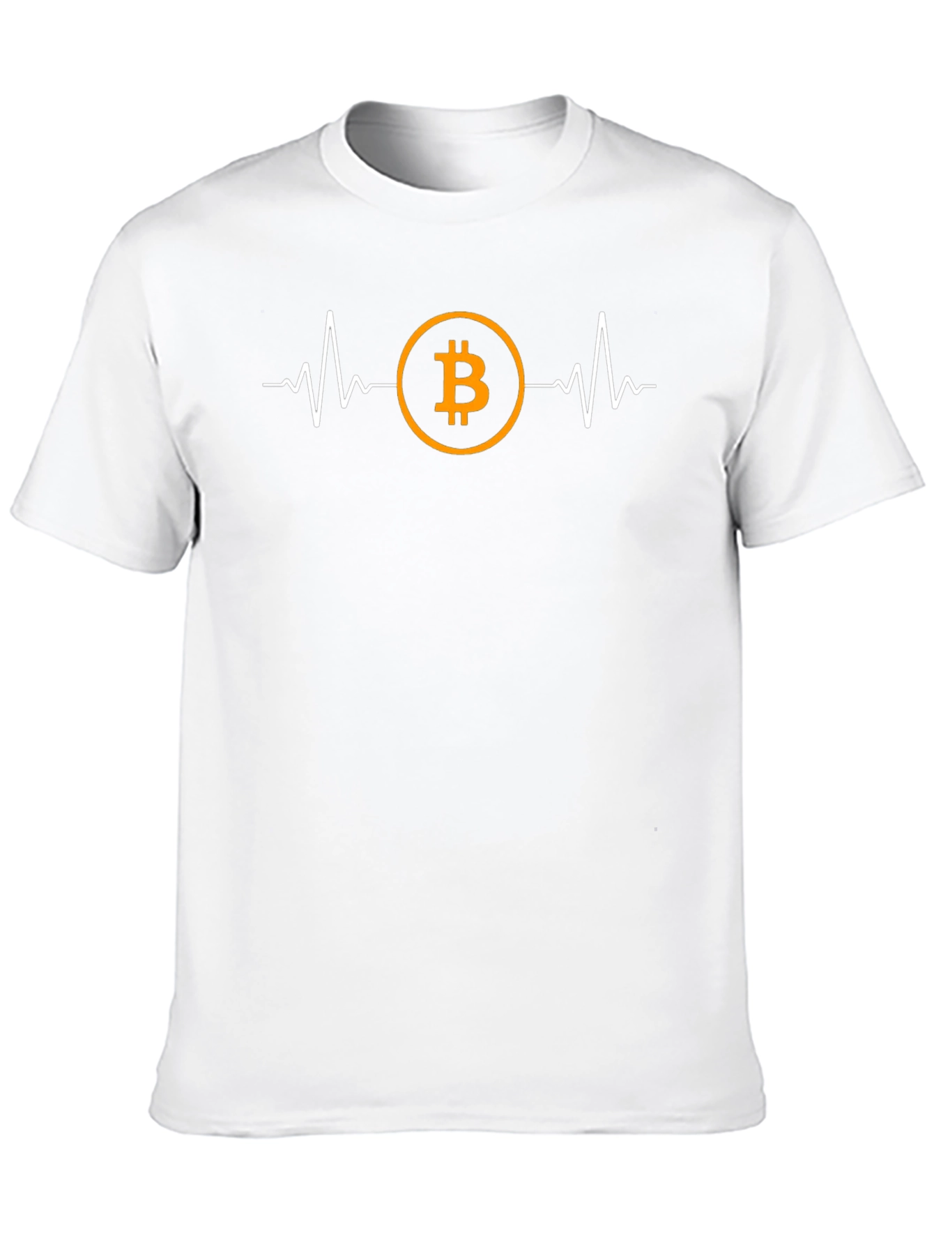 Bitcoin Heartbeat T-Shirt - Crypto Enthusiast Tee