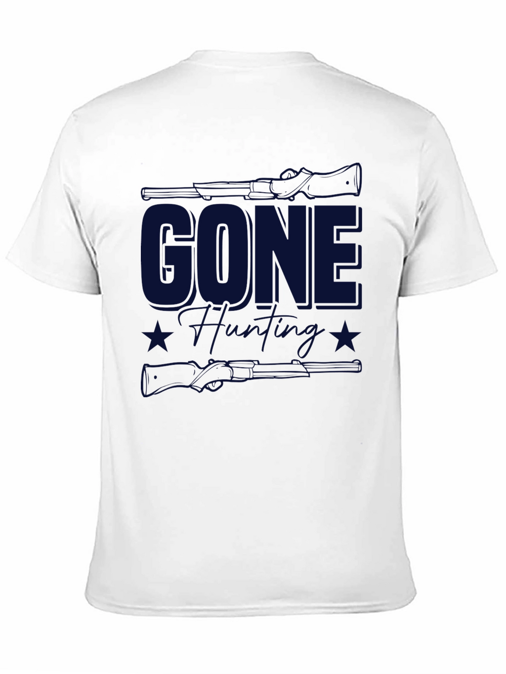 Gone Hunting T-Shirt - Black Classic Fit