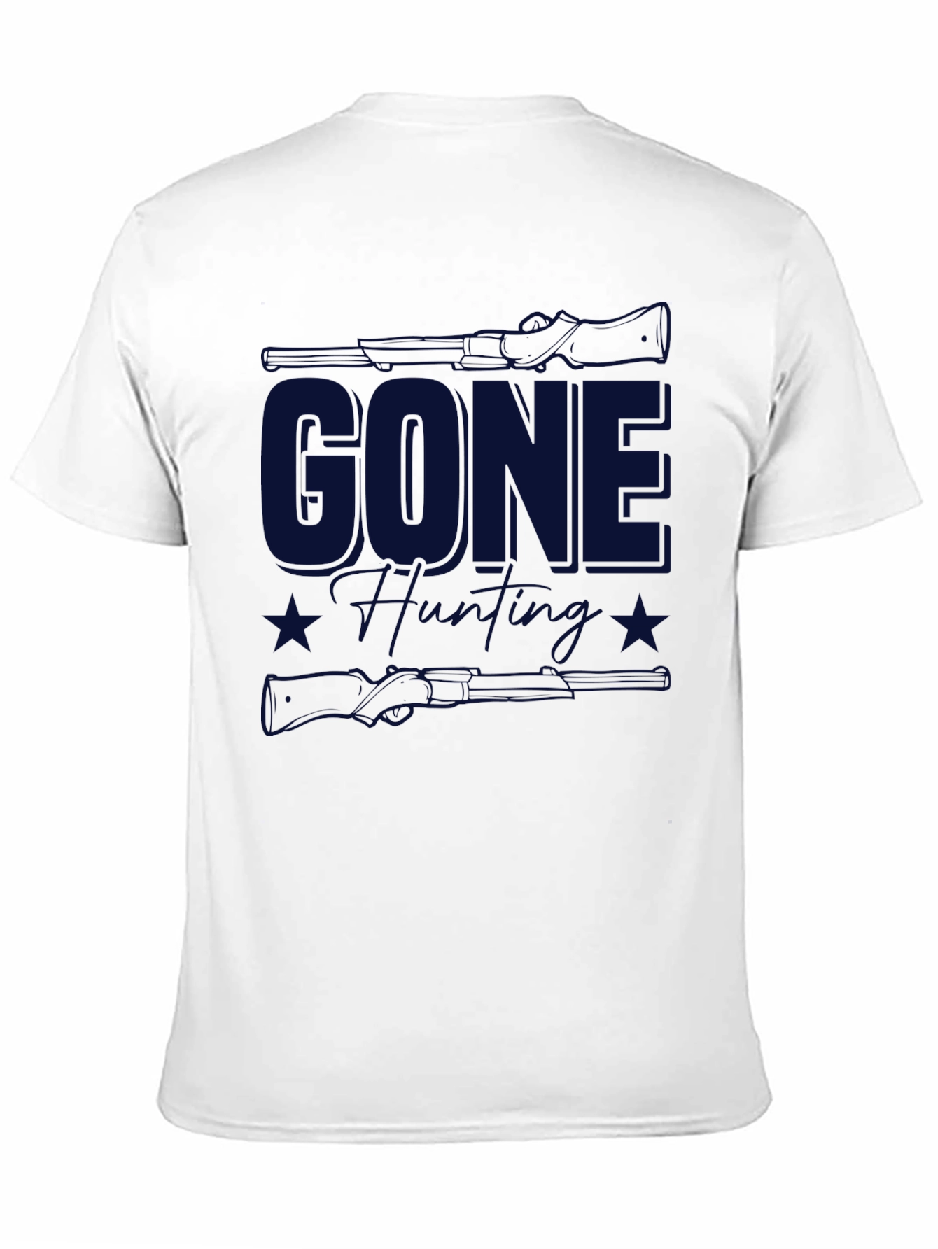 Gone Hunting T-Shirt - Black Classic Fit