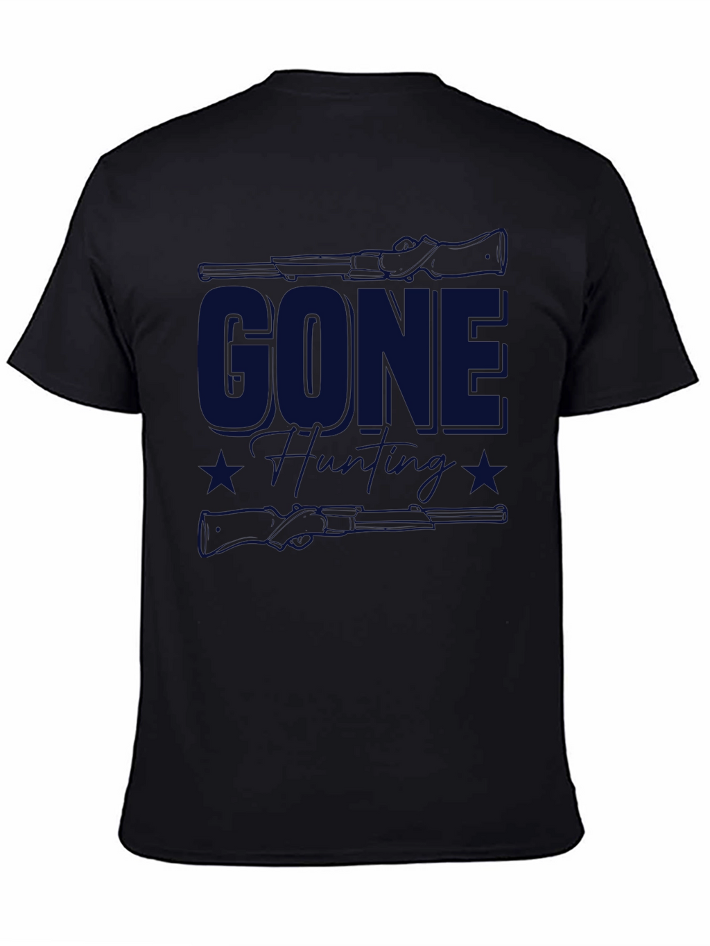 Gone Hunting T-Shirt - Black Classic Fit