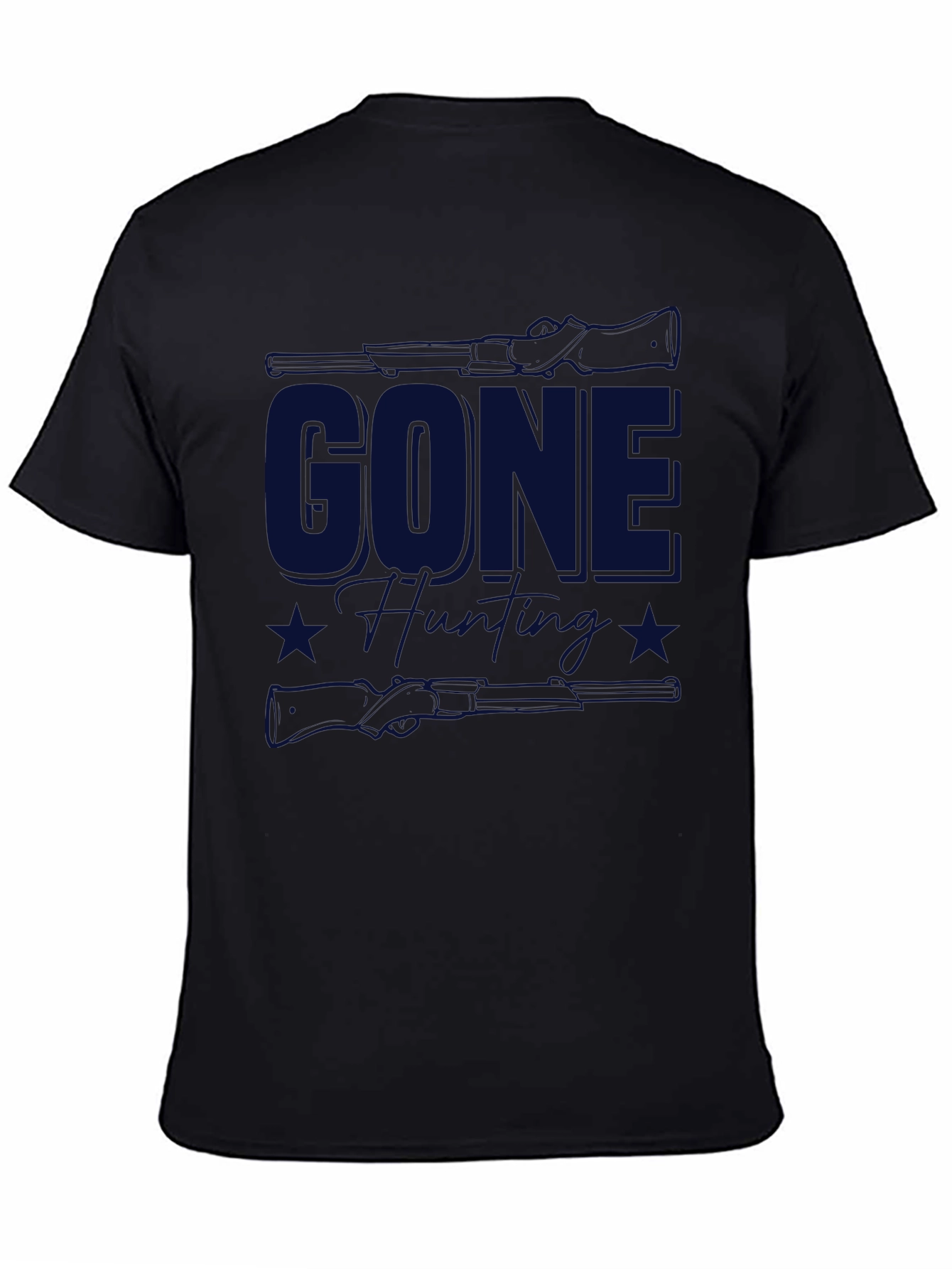 Gone Hunting T-Shirt - Black Classic Fit