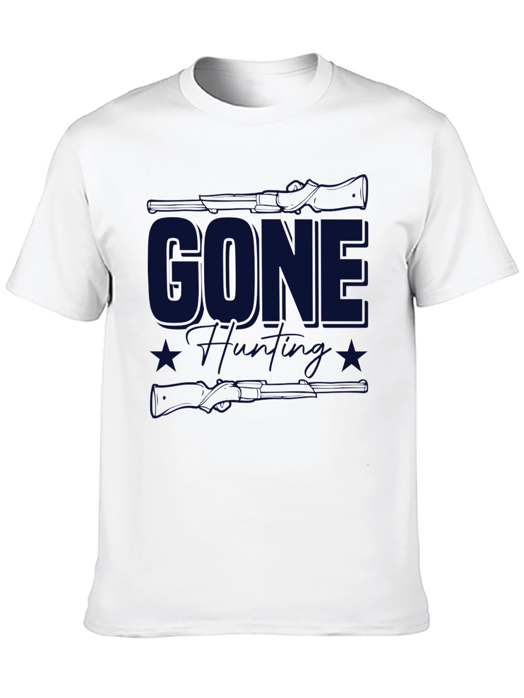 Gone Hunting T-Shirt - Black Classic Fit