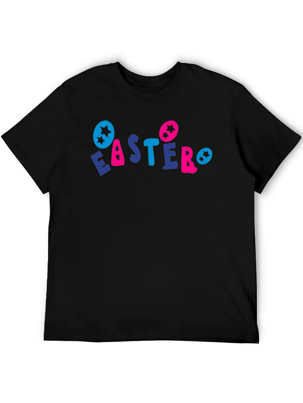 Easter Holiday Graphic Tee - Black