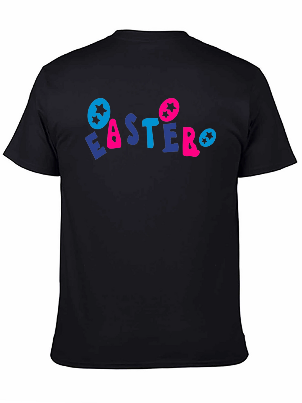 Easter Holiday Graphic Tee - Black