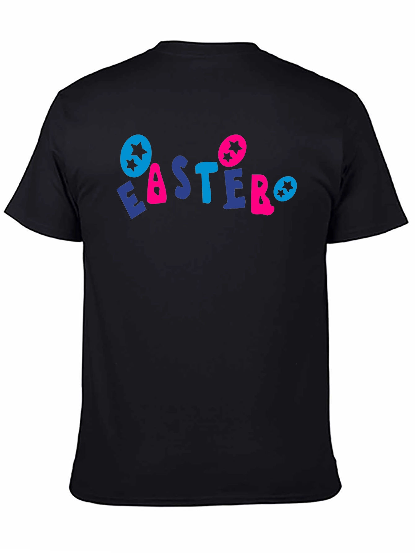 Easter Holiday Graphic Tee - Black