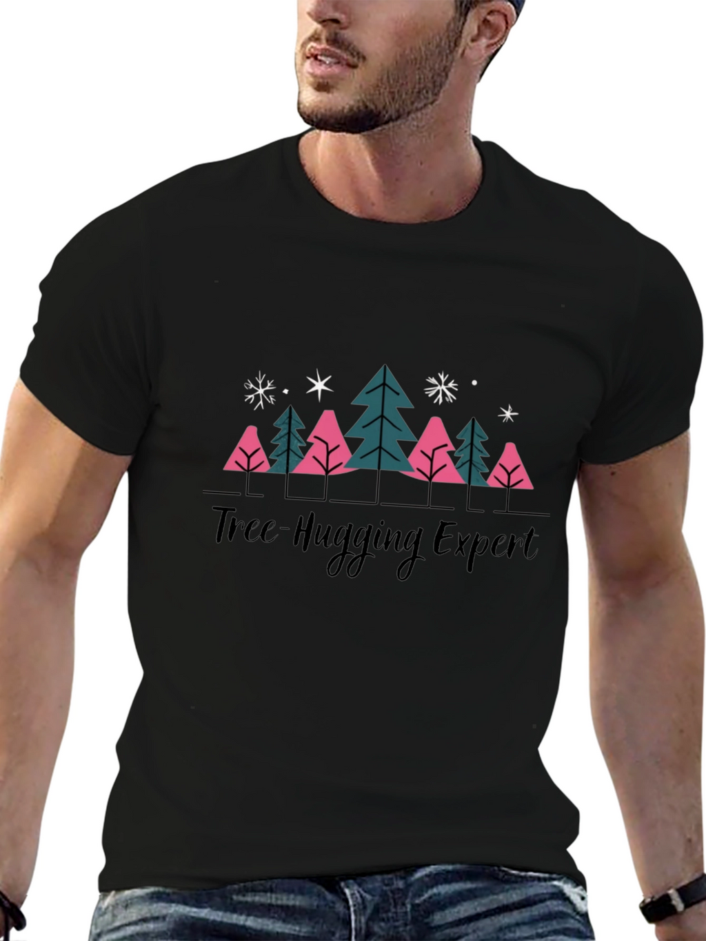 Tree-Hugging Expert Graphic Tee