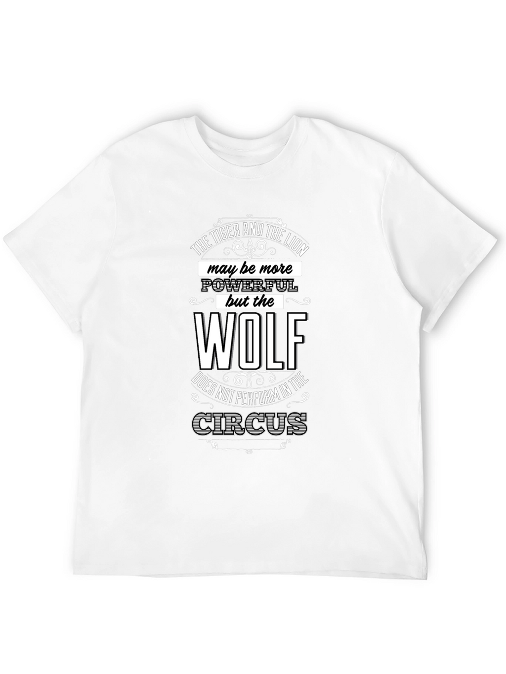 Wolf Circus T-Shirt - Powerful and Unique Design