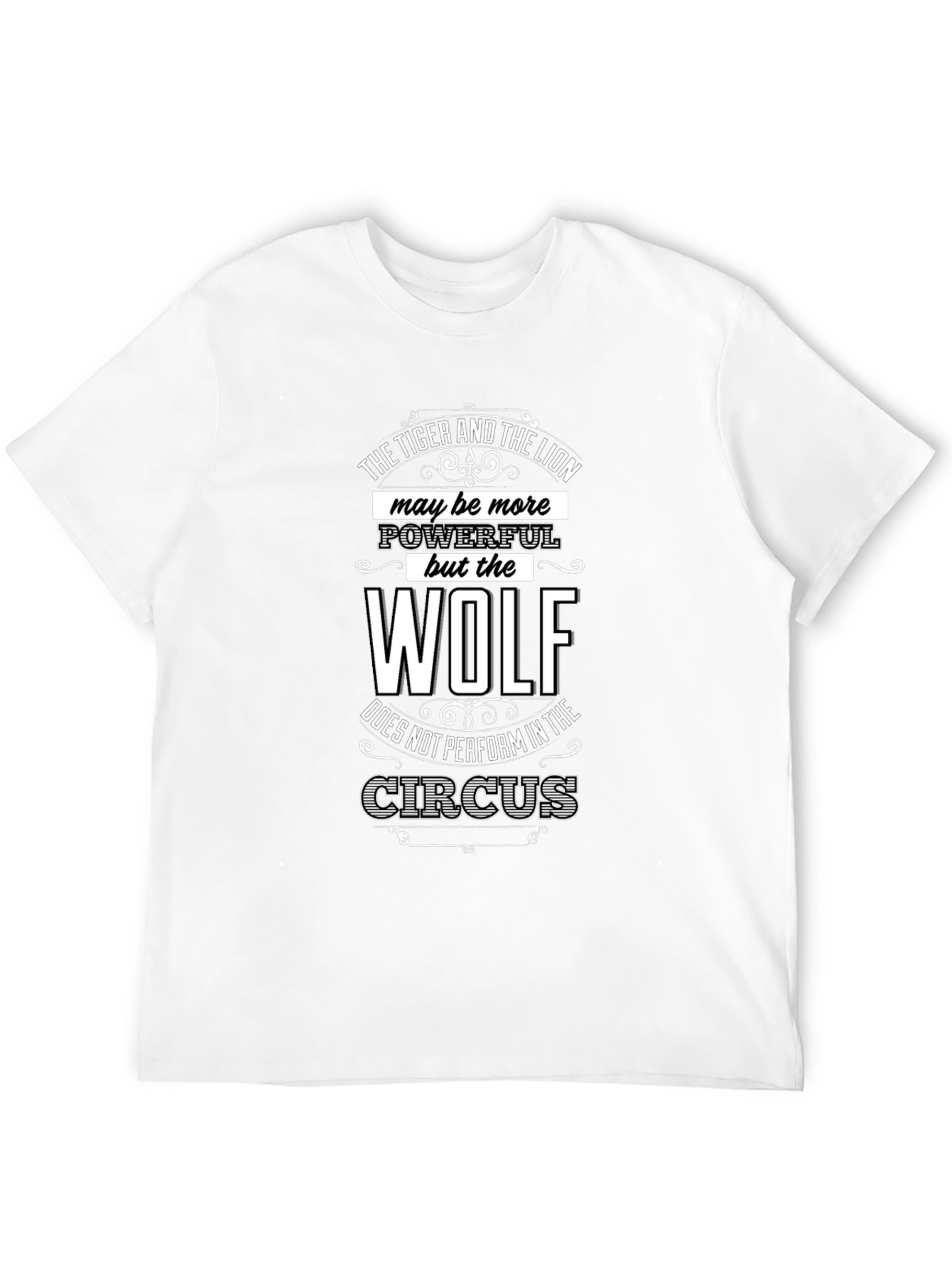 Wolf Circus T-Shirt - Powerful and Unique Design