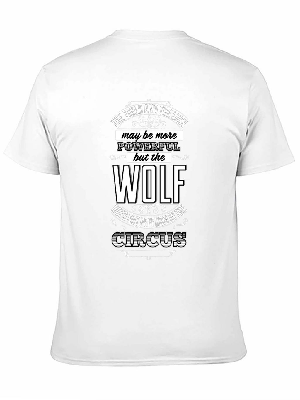 Wolf Circus T-Shirt - Powerful and Unique Design