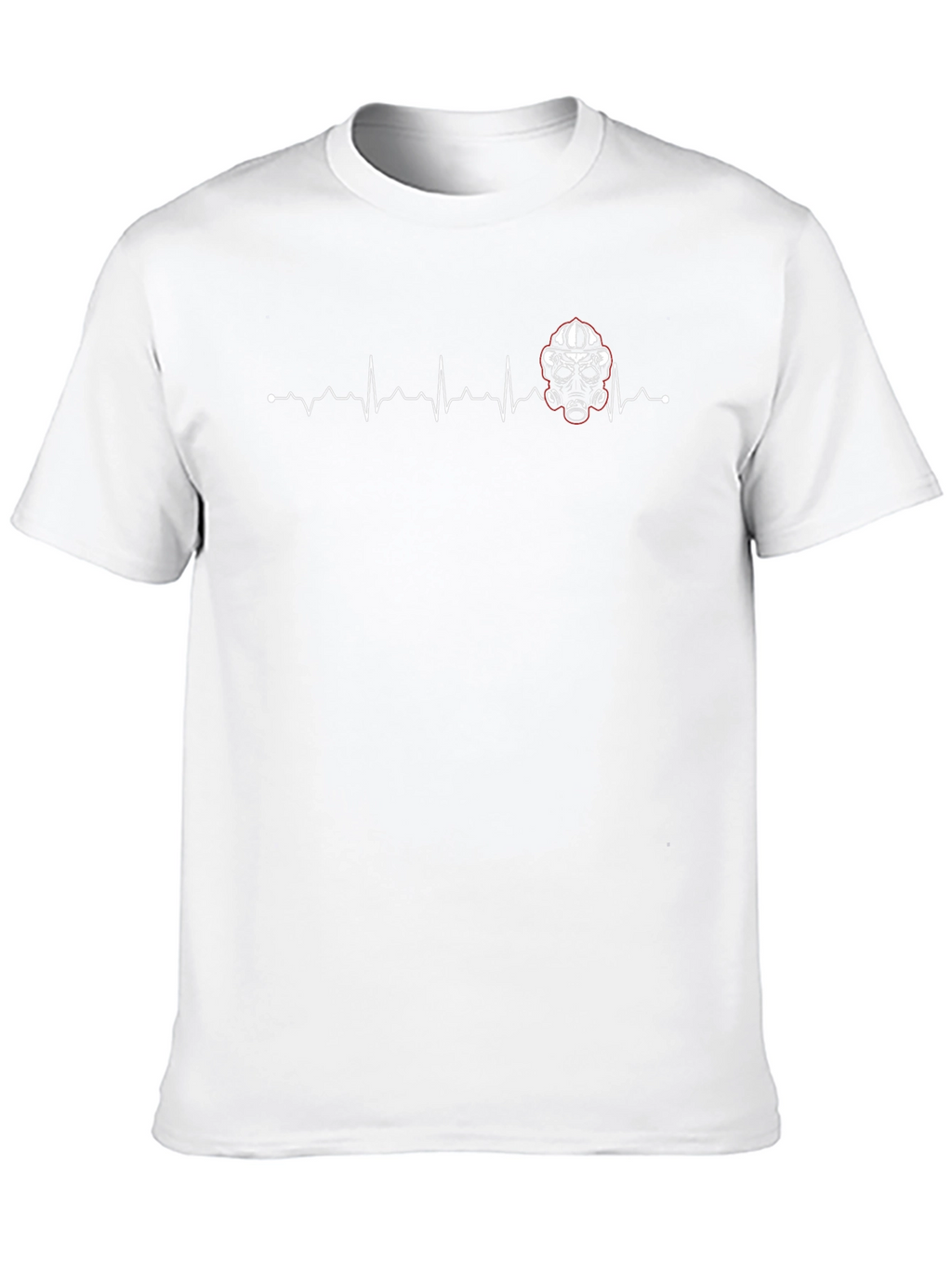 Firefighter Heartbeat Graphic Tee