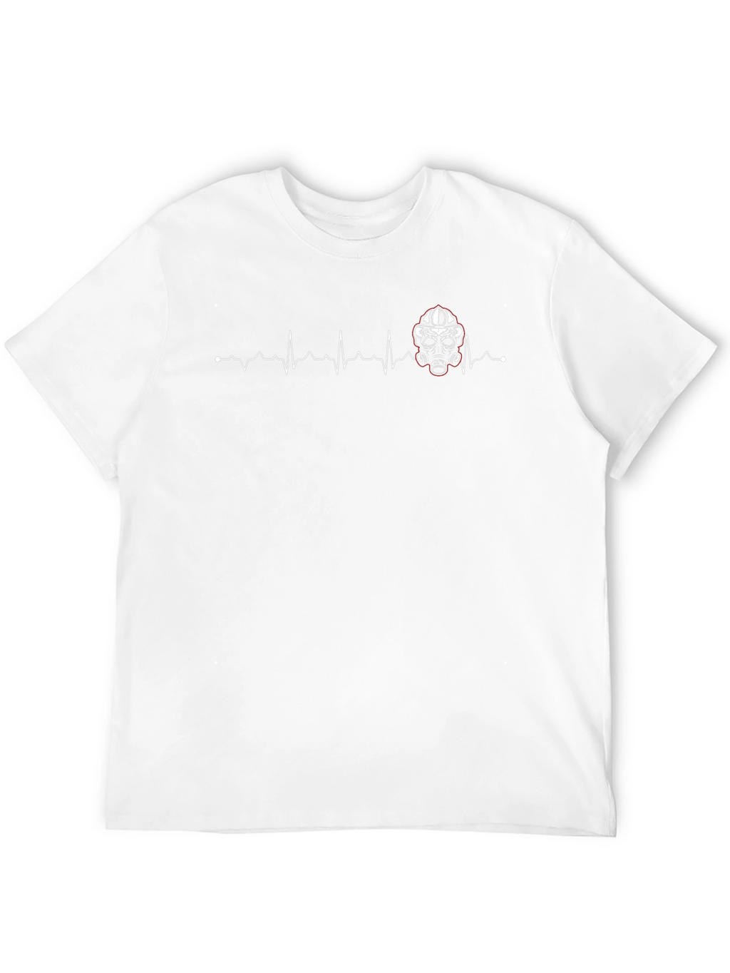 Firefighter Heartbeat Graphic Tee
