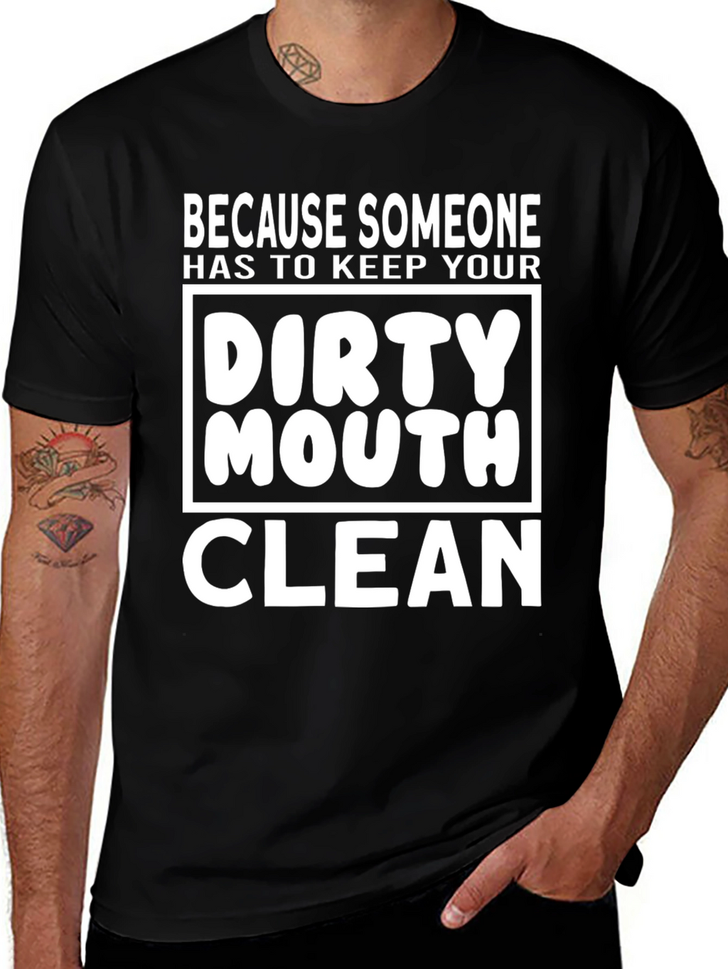 Dirty Mouth Clean T-Shirt - Funny Graphic Tee