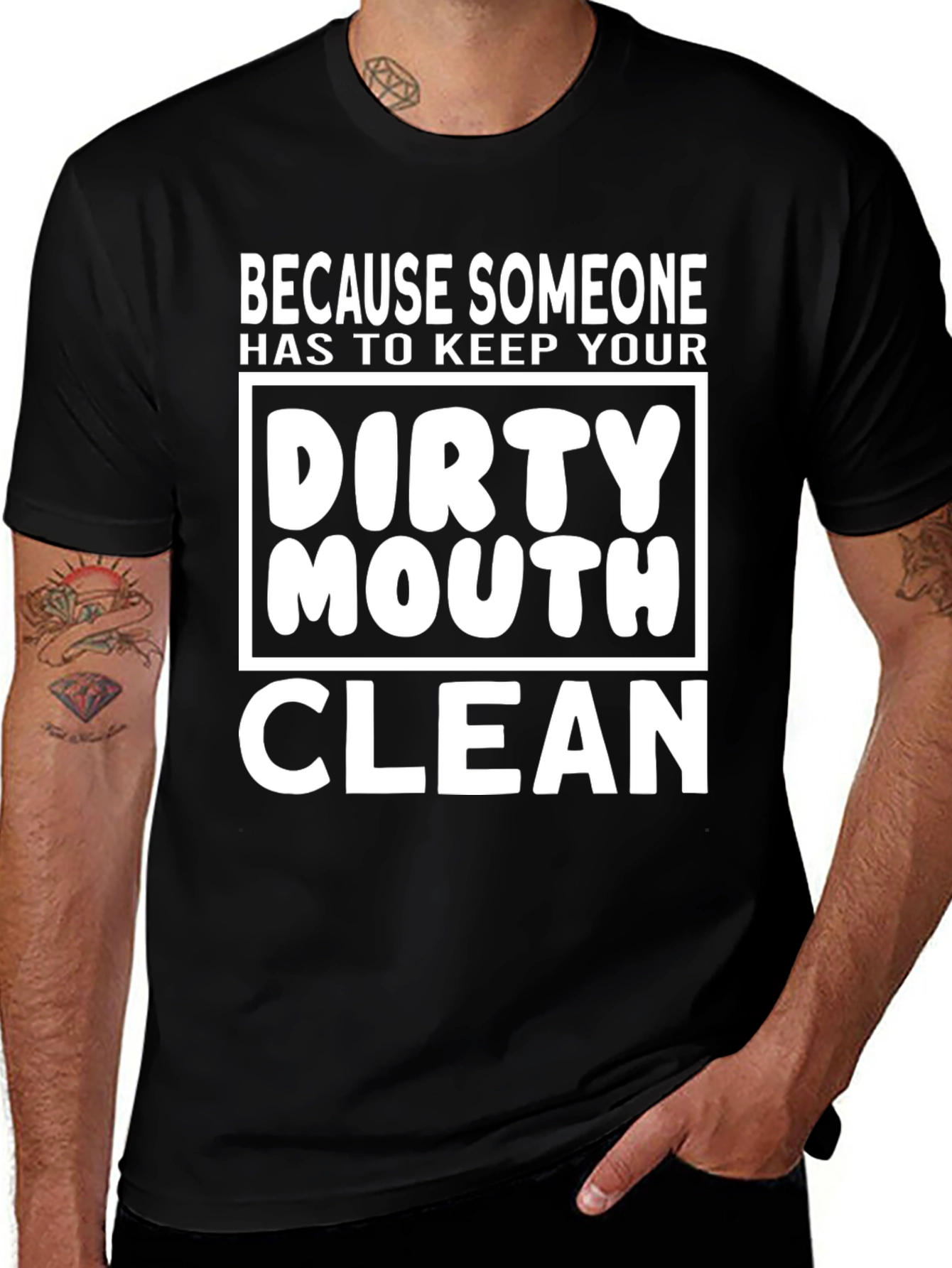 Dirty Mouth Clean T-Shirt - Funny Graphic Tee