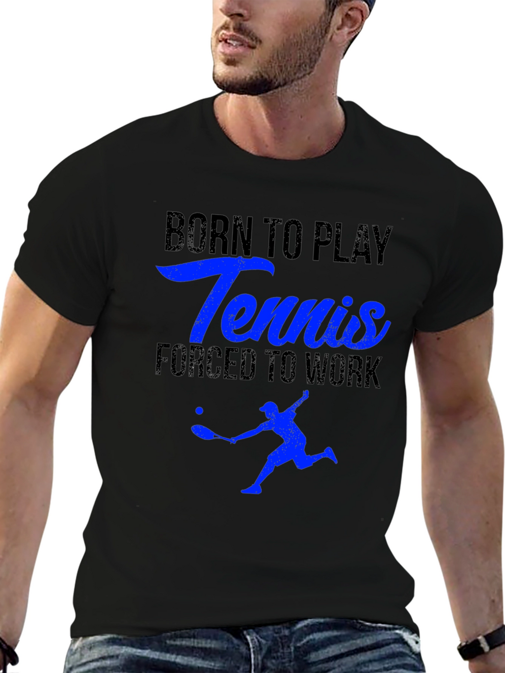 Born to Play Tennis Graphic Tee
