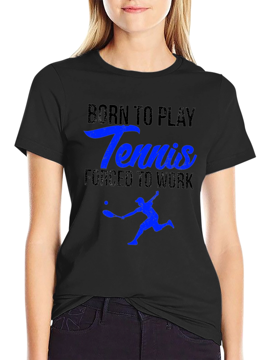 Born to Play Tennis Graphic Tee