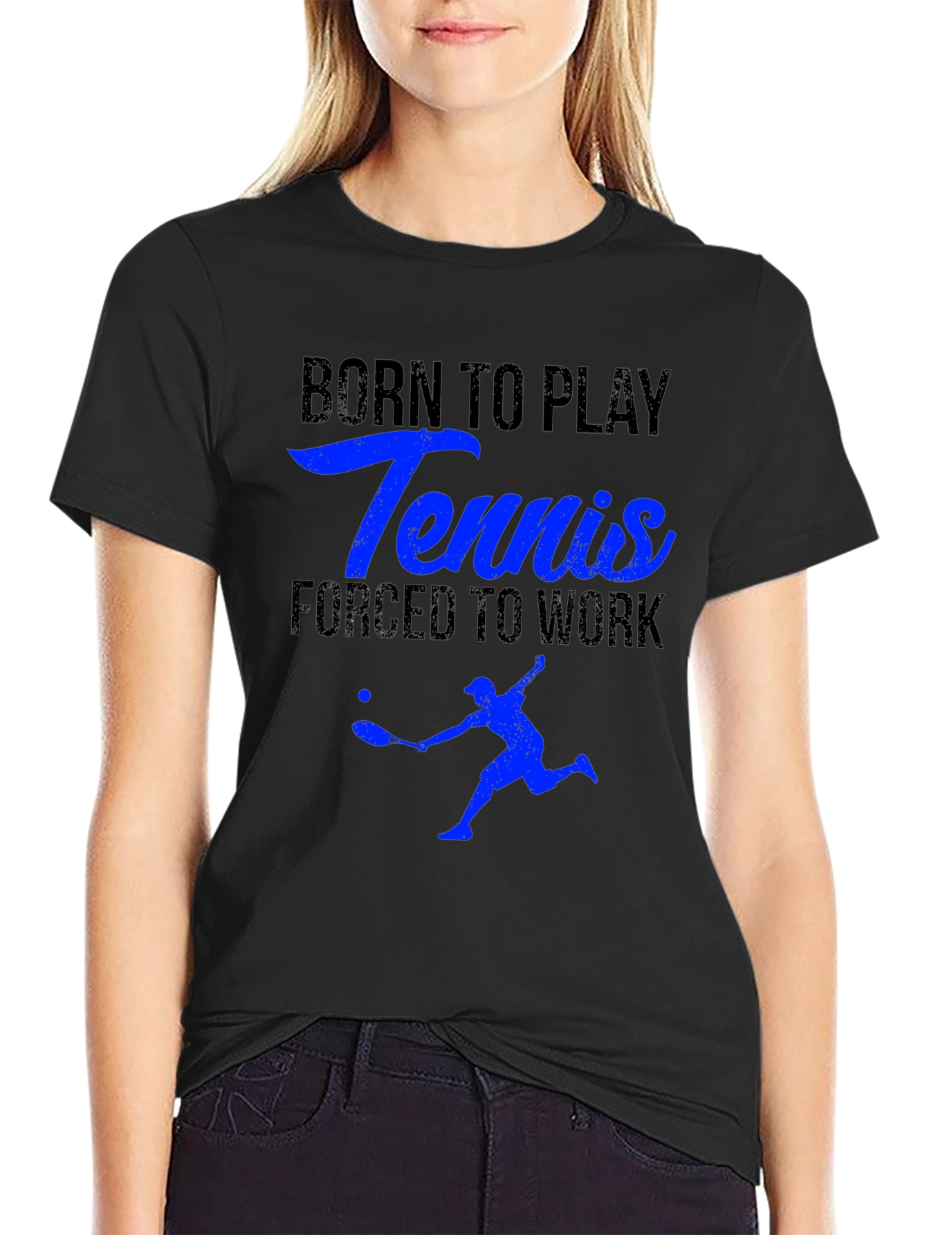 Born to Play Tennis Graphic Tee