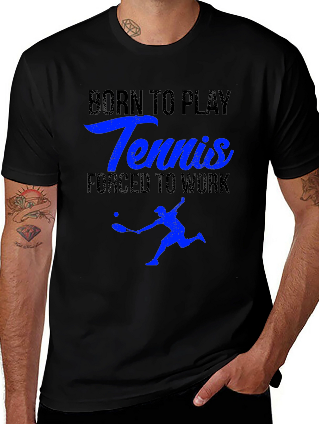 Born to Play Tennis Graphic Tee
