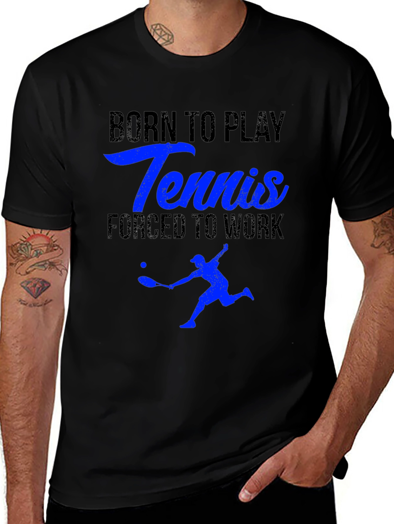 Born to Play Tennis Graphic Tee
