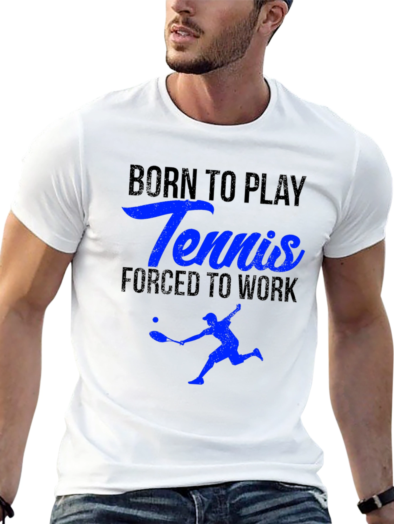 Born to Play Tennis Graphic Tee