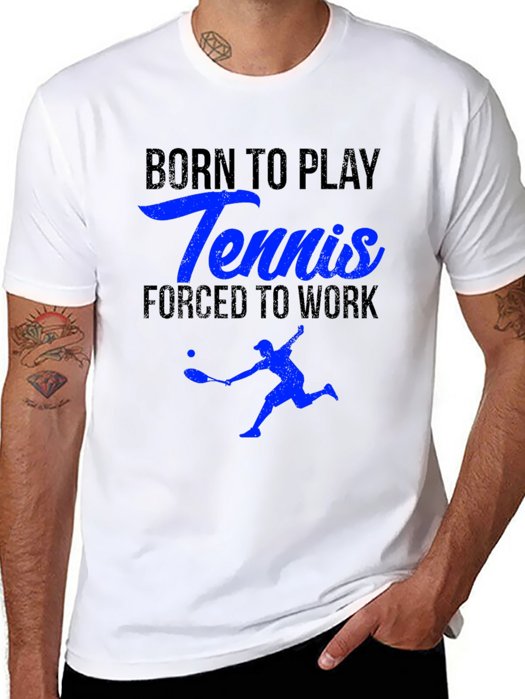 Born to Play Tennis Graphic Tee