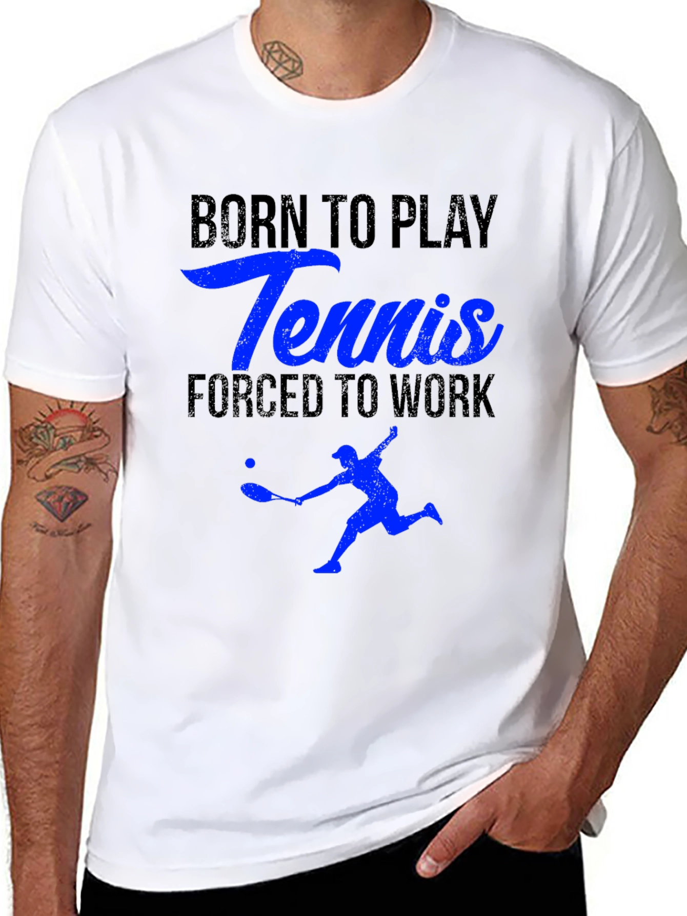 Born to Play Tennis Graphic Tee