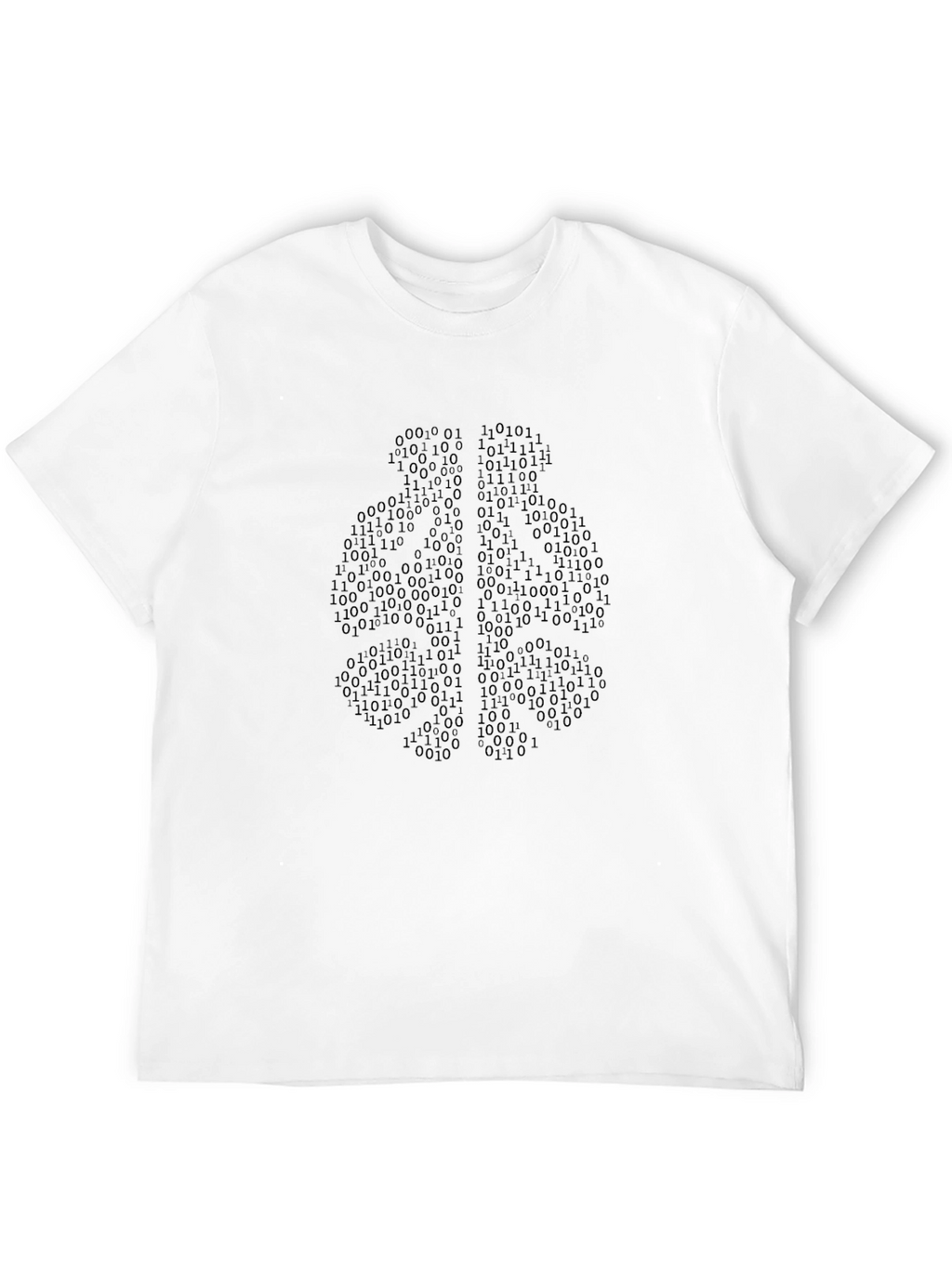 Binary Code Brain T-Shirt - Geek Chic Tee