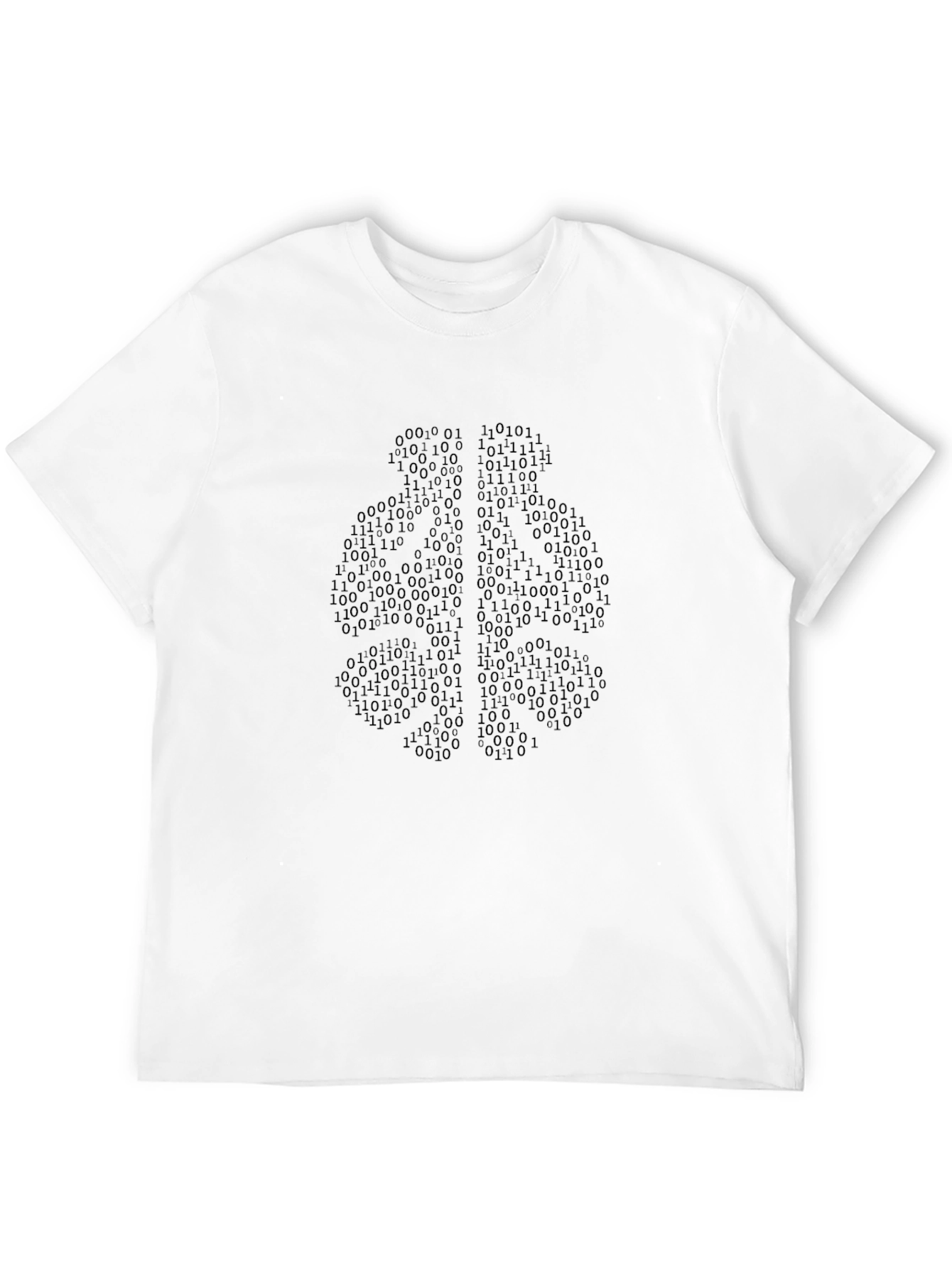 Binary Code Brain T-Shirt - Geek Chic Tee