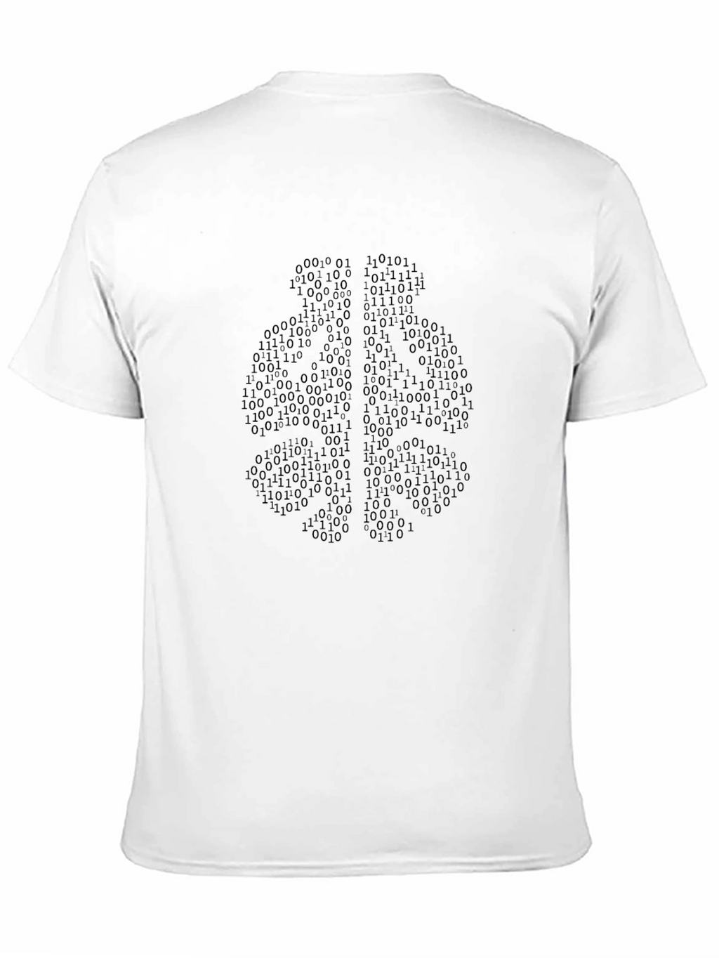 Binary Code Brain T-Shirt - Geek Chic Tee