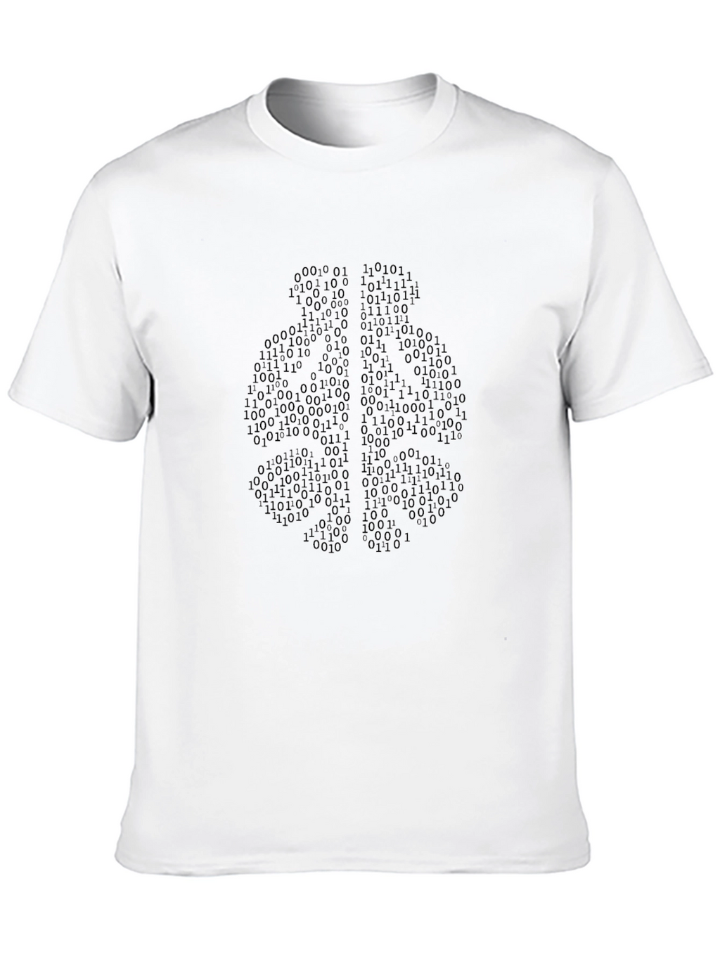 Binary Code Brain T-Shirt - Geek Chic Tee