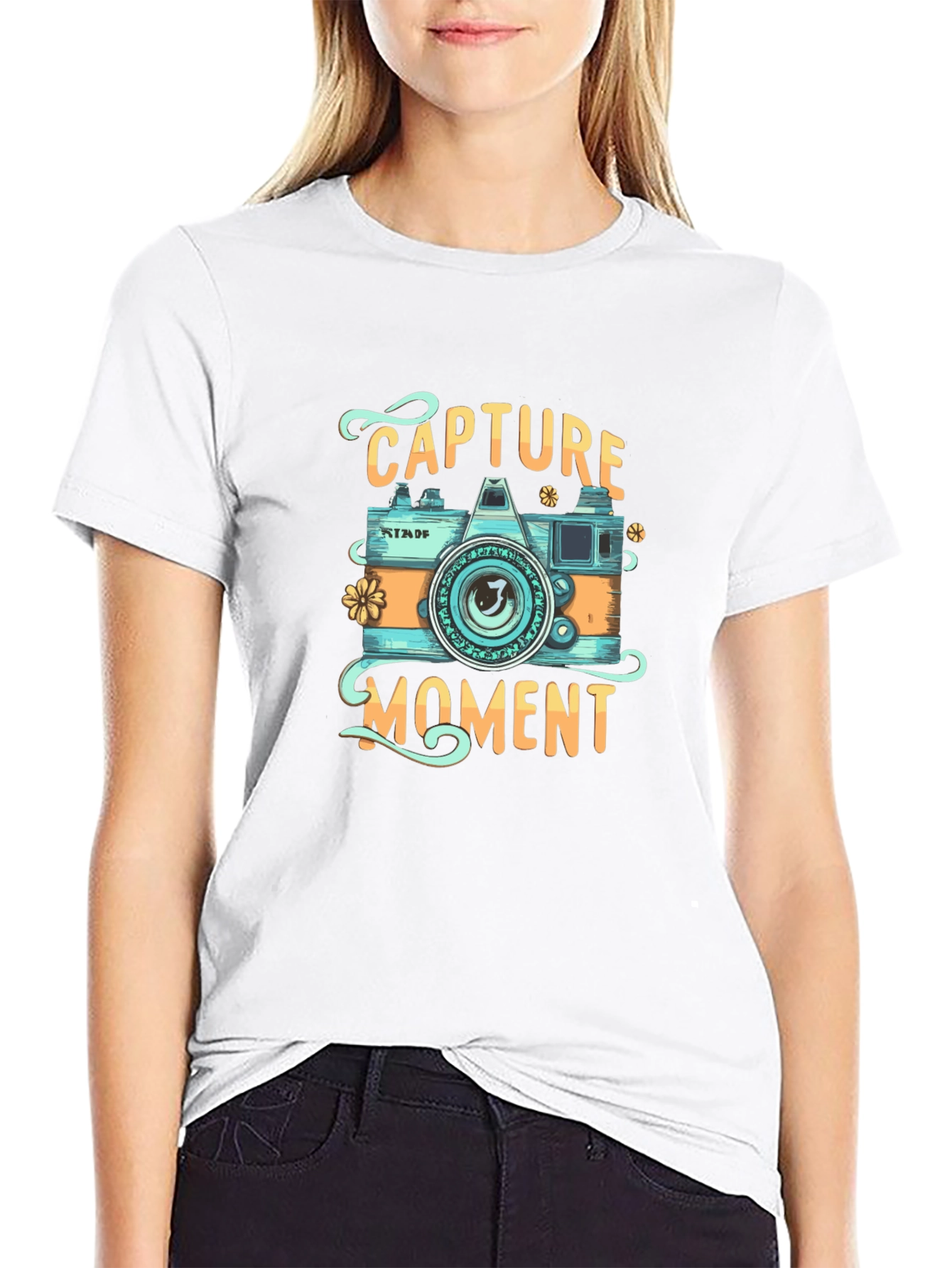 Capture The Moment Graphic Tee - Camera Design