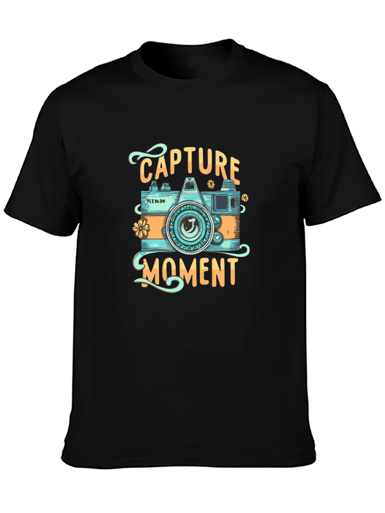 Capture The Moment Graphic Tee - Camera Design