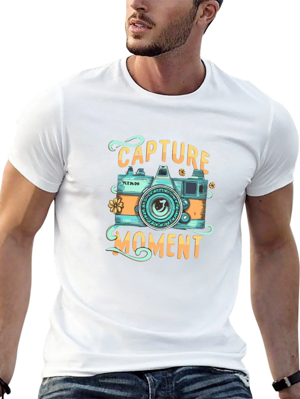 Capture The Moment Graphic Tee - Camera Design