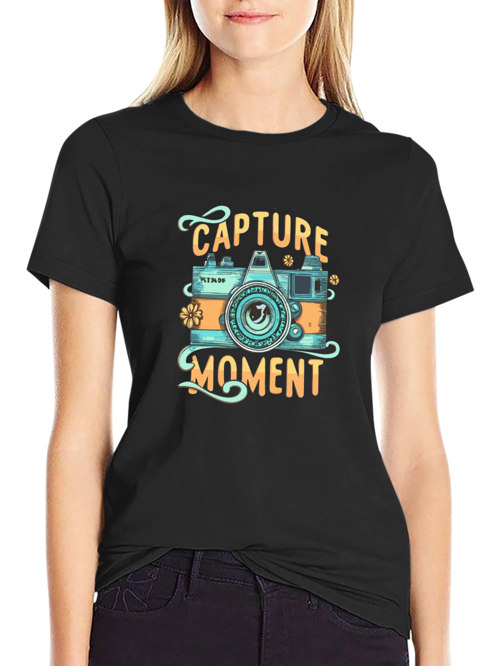 Capture The Moment Graphic Tee - Camera Design