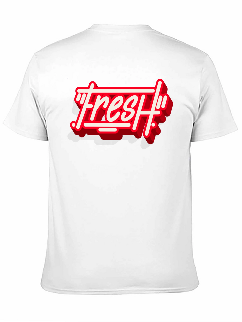 Fresh Graphic Print Crew Neck T-Shirt