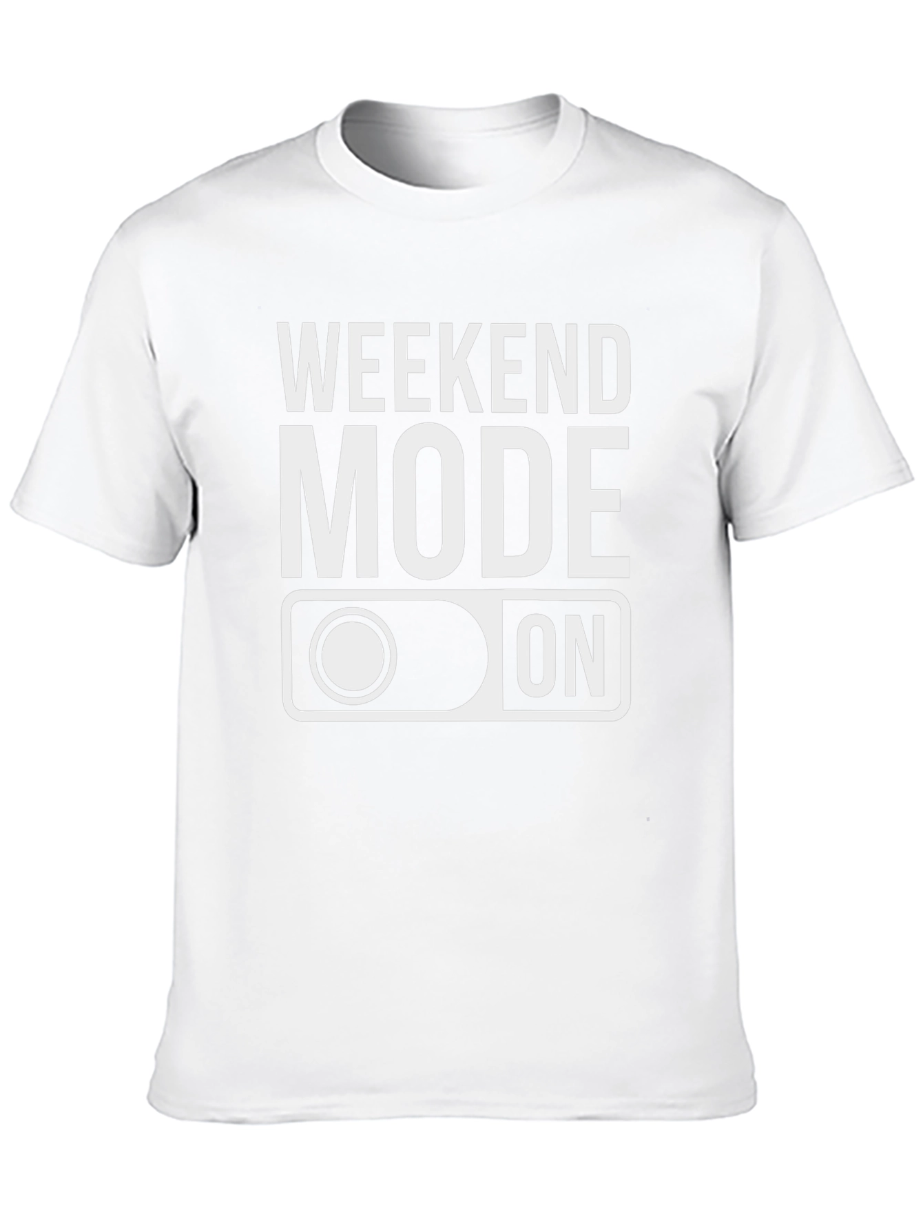 Weekend Mode On Black T-Shirt