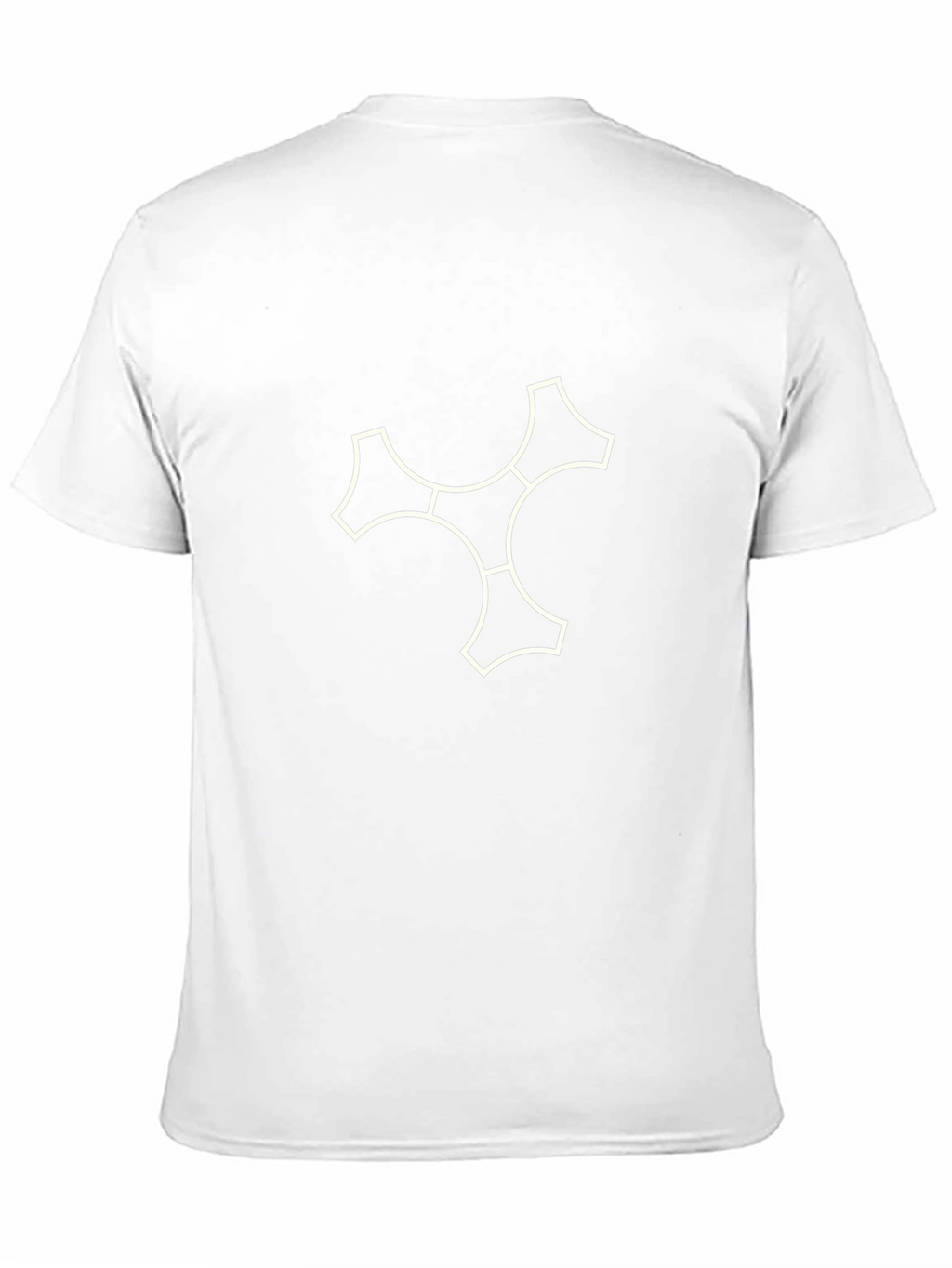 Modern Graphic Print T-Shirt - Black