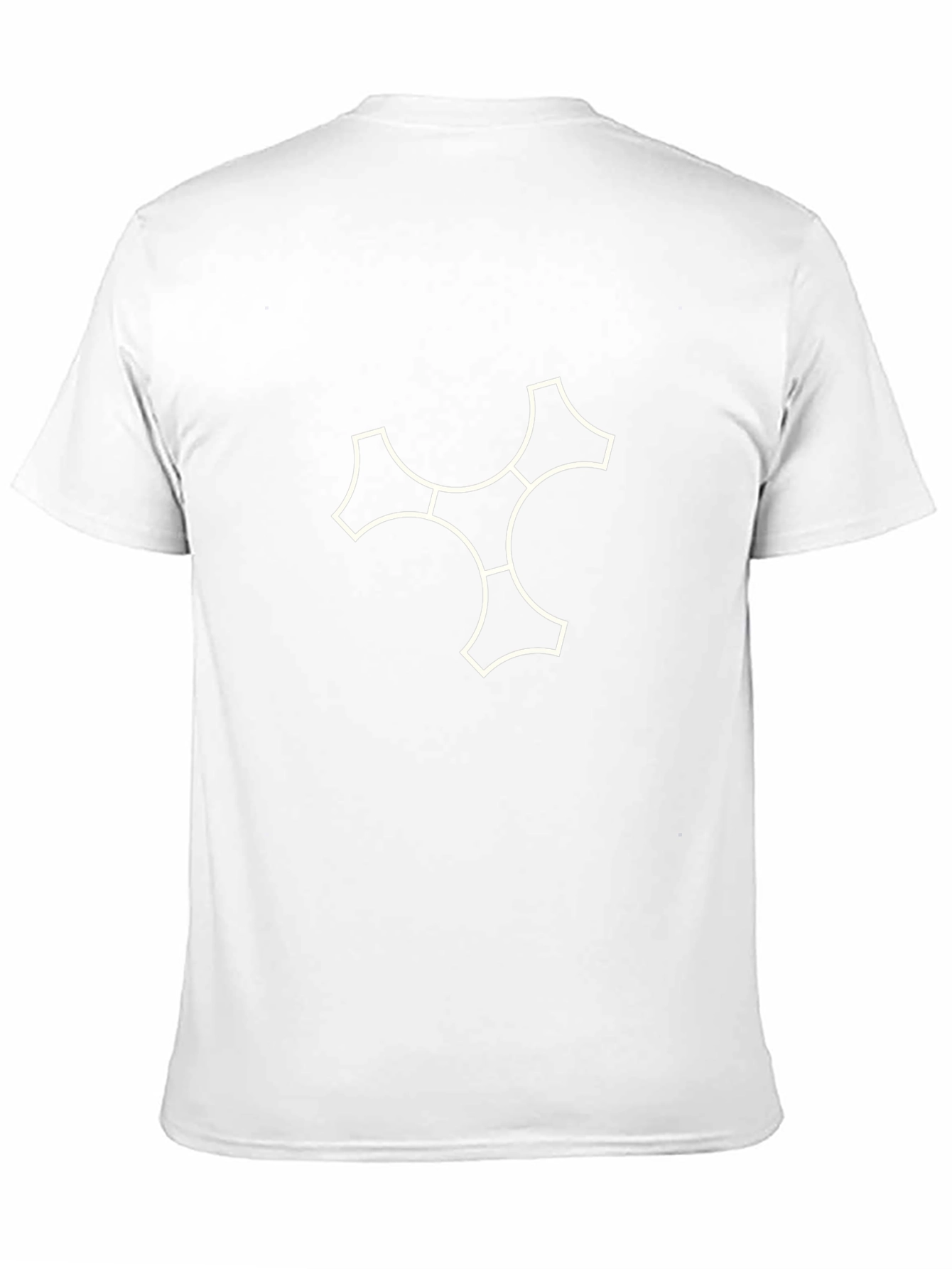 Modern Graphic Print T-Shirt - Black