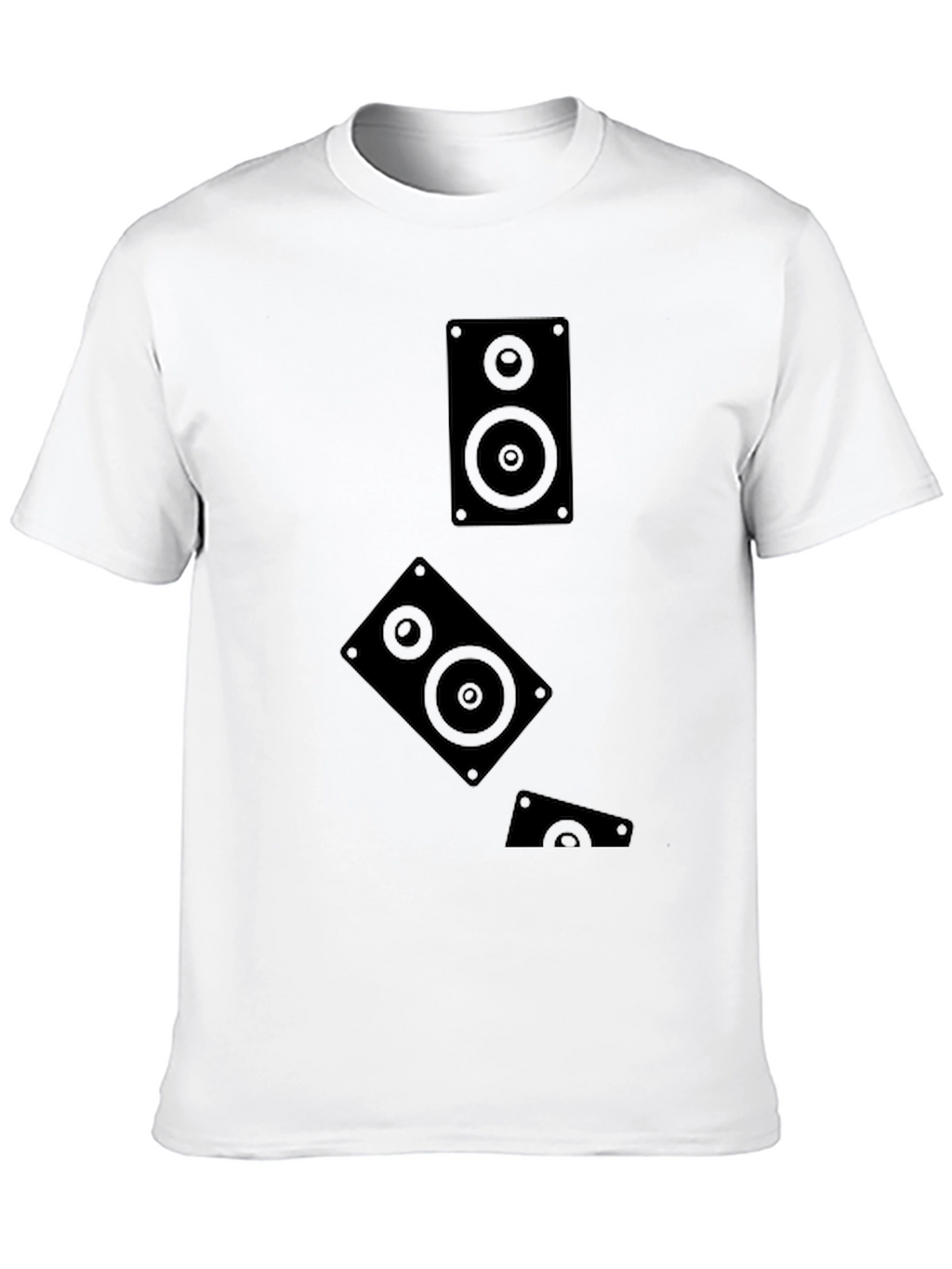 Speaker Graphic Black T-Shirt