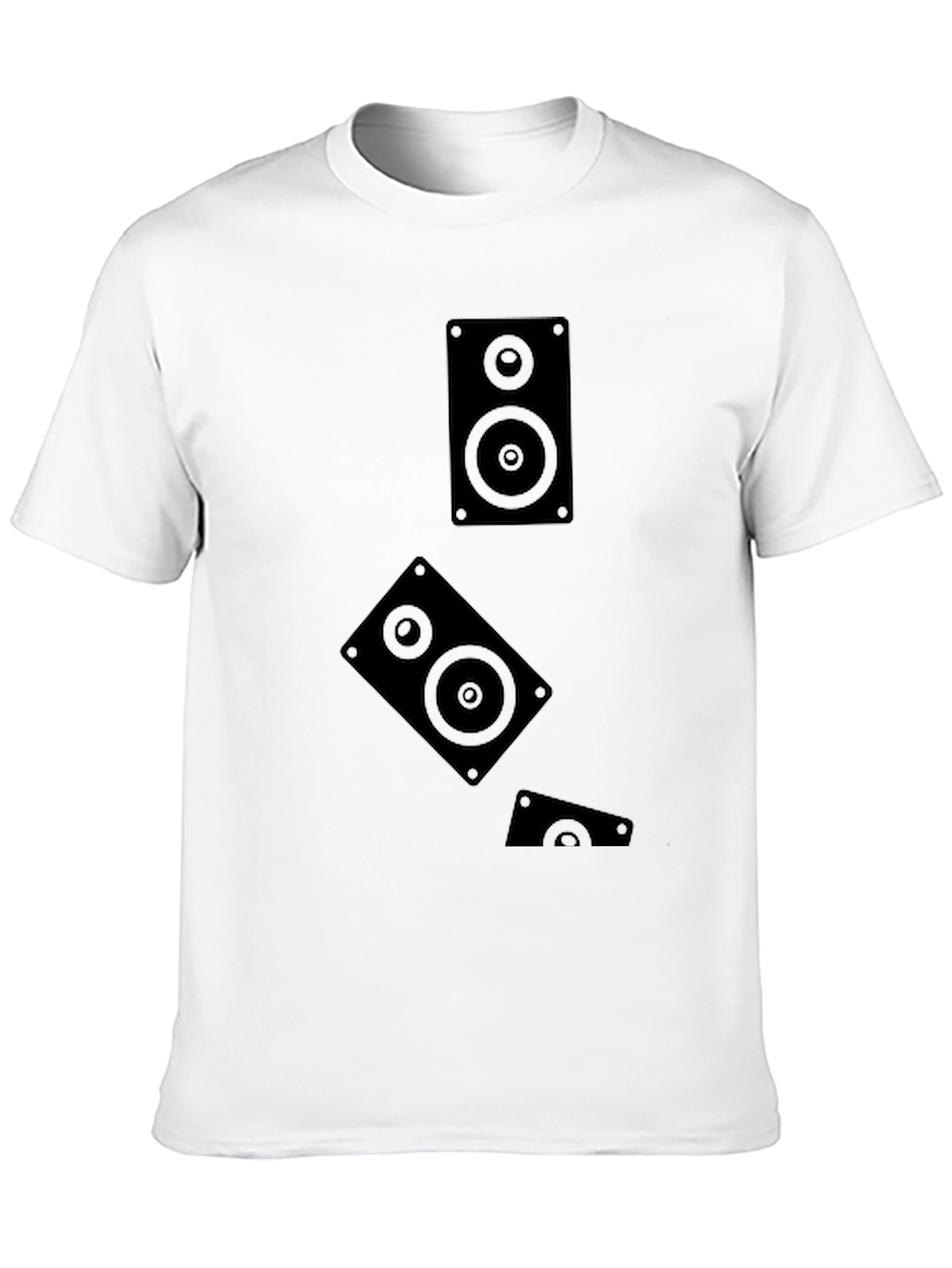 Speaker Graphic Black T-Shirt