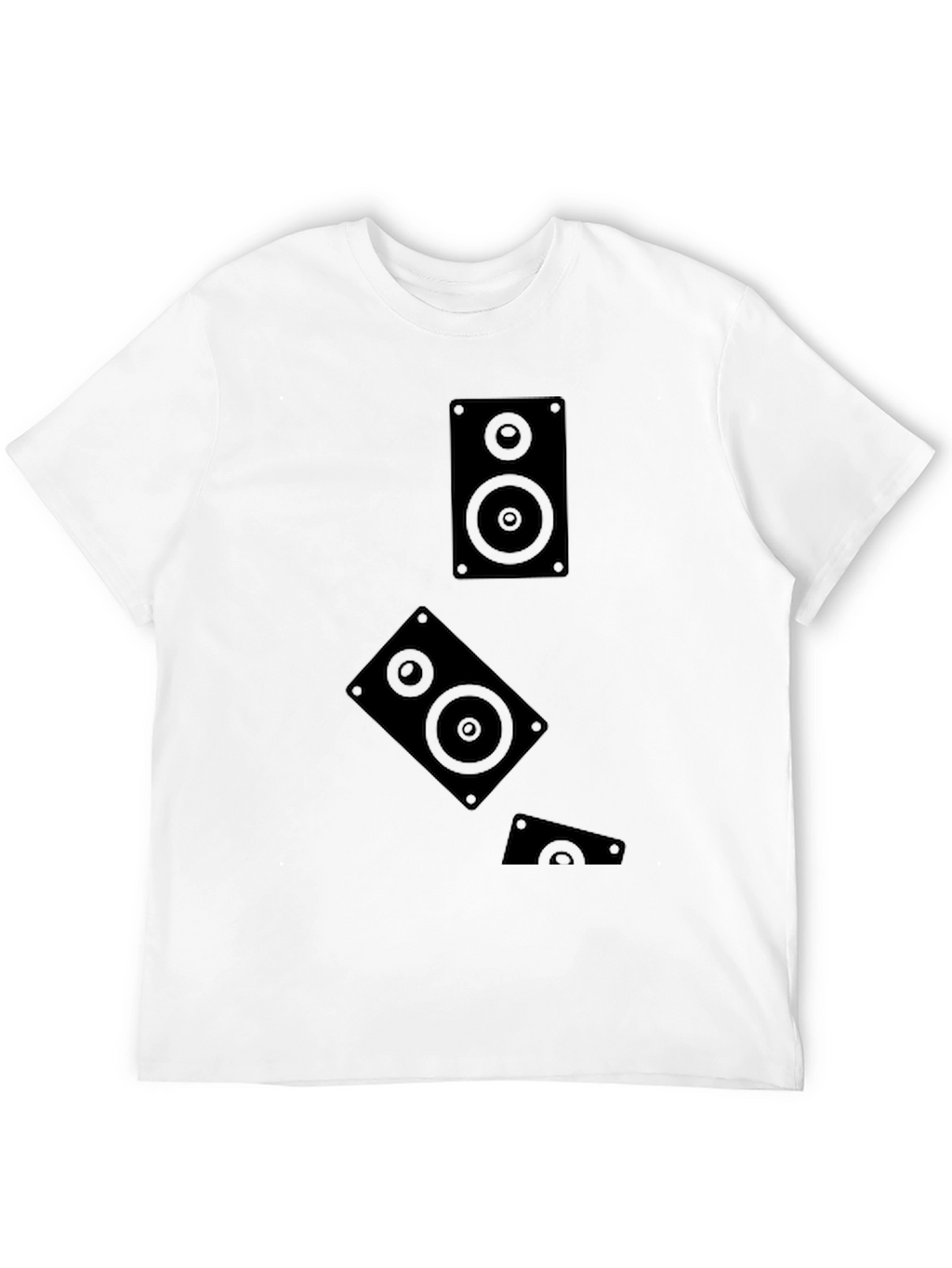 Speaker Graphic Black T-Shirt