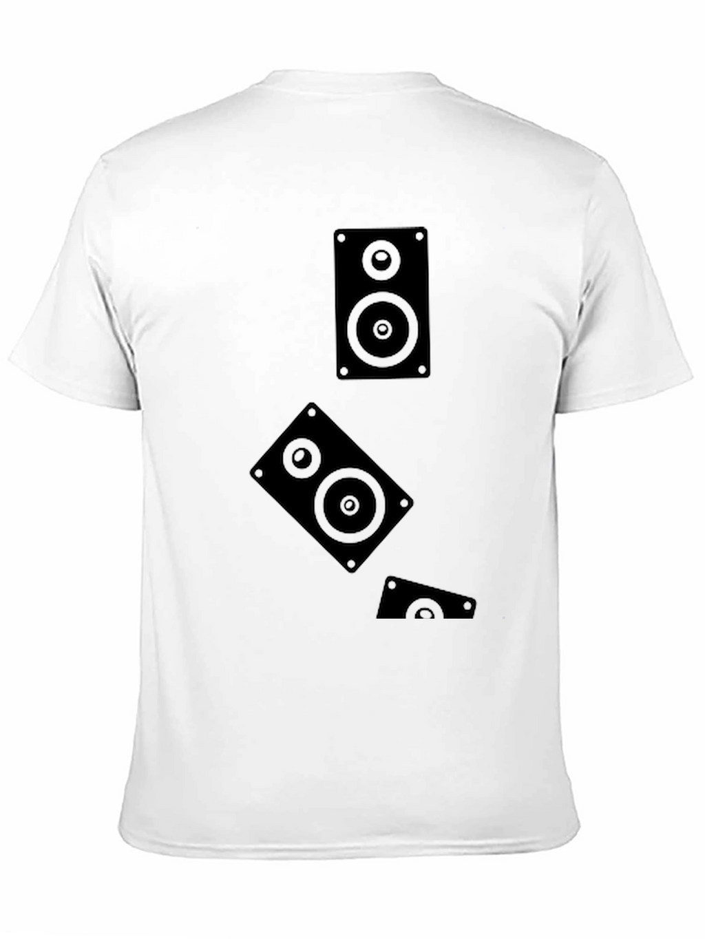 Speaker Graphic Black T-Shirt