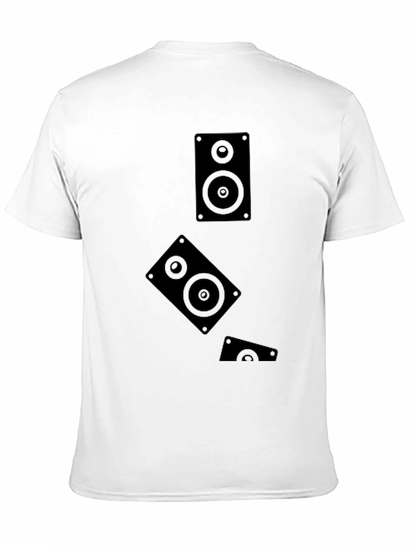 Speaker Graphic Black T-Shirt