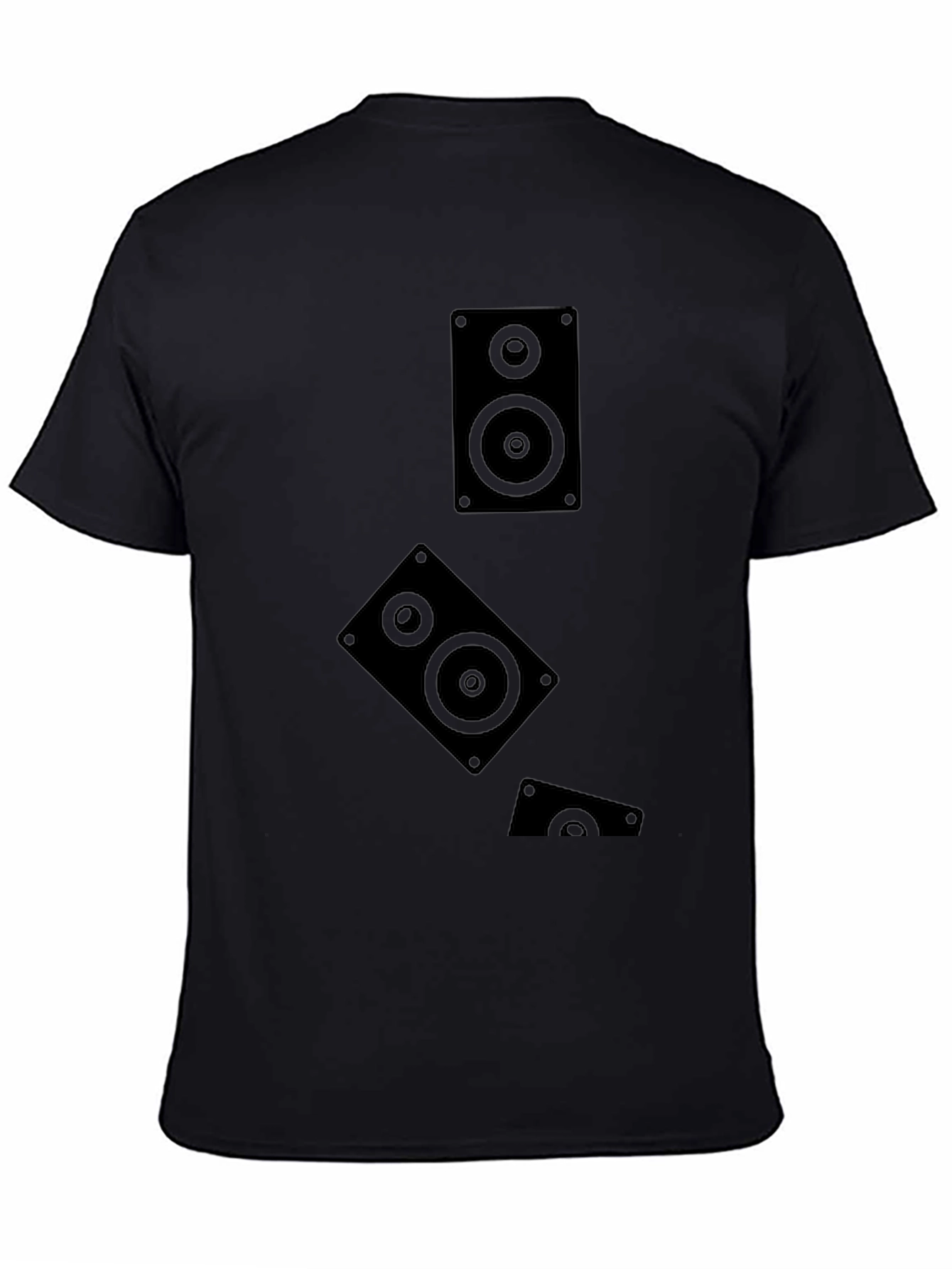 Speaker Graphic Black T-Shirt