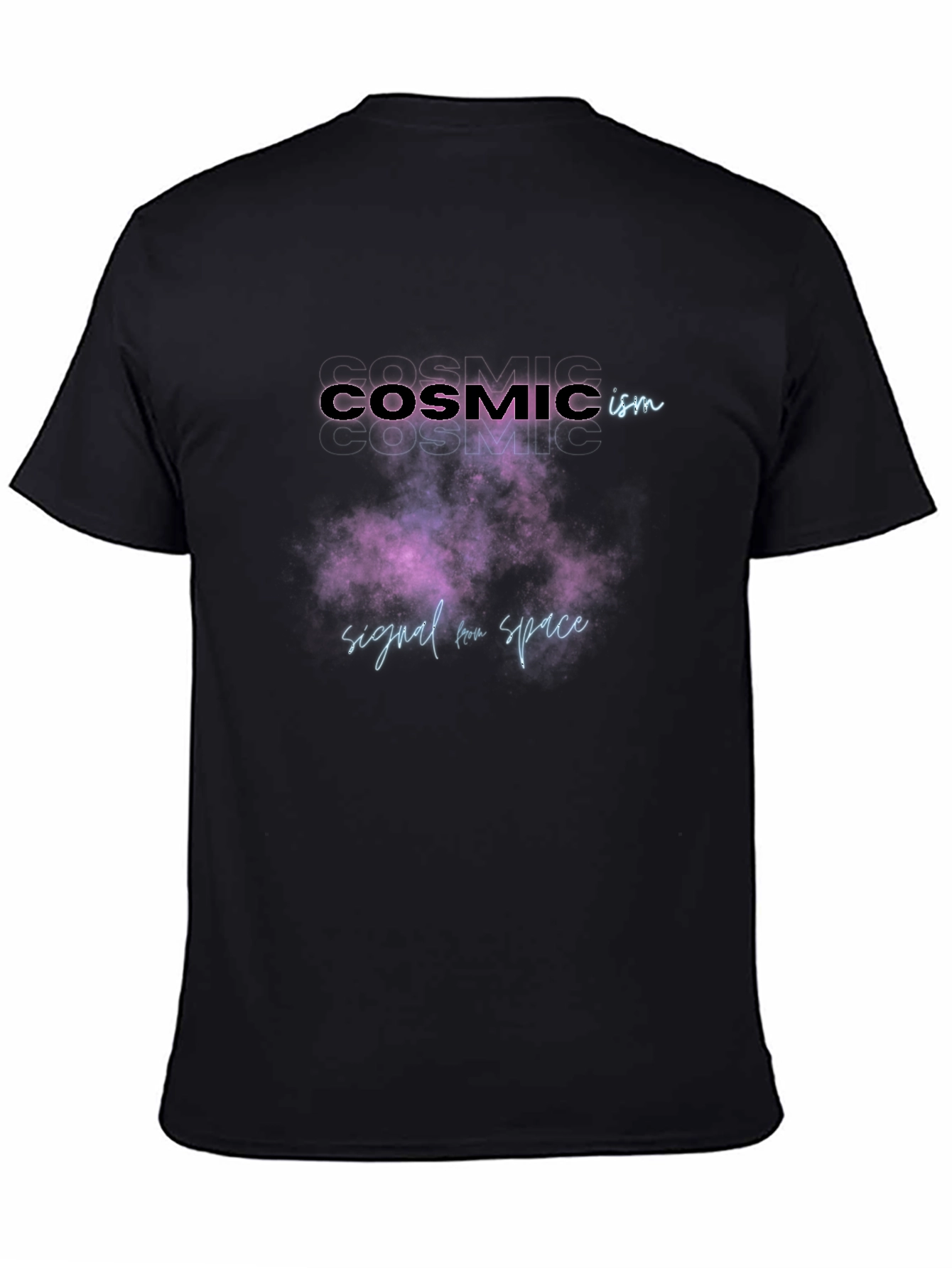 Cosmicism Signal Space T-Shirt - Galaxy Design